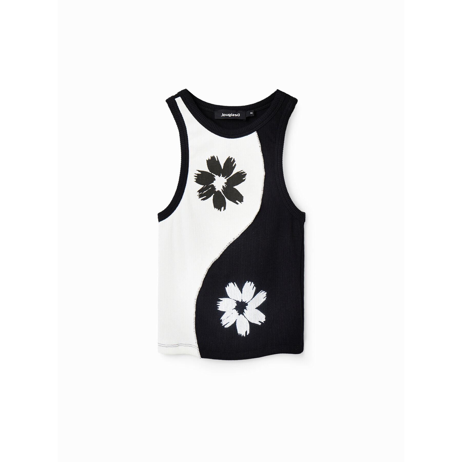 Desigual Top Yin-Yang 23SWTK98 Negru Slim Fit - Pled.ro