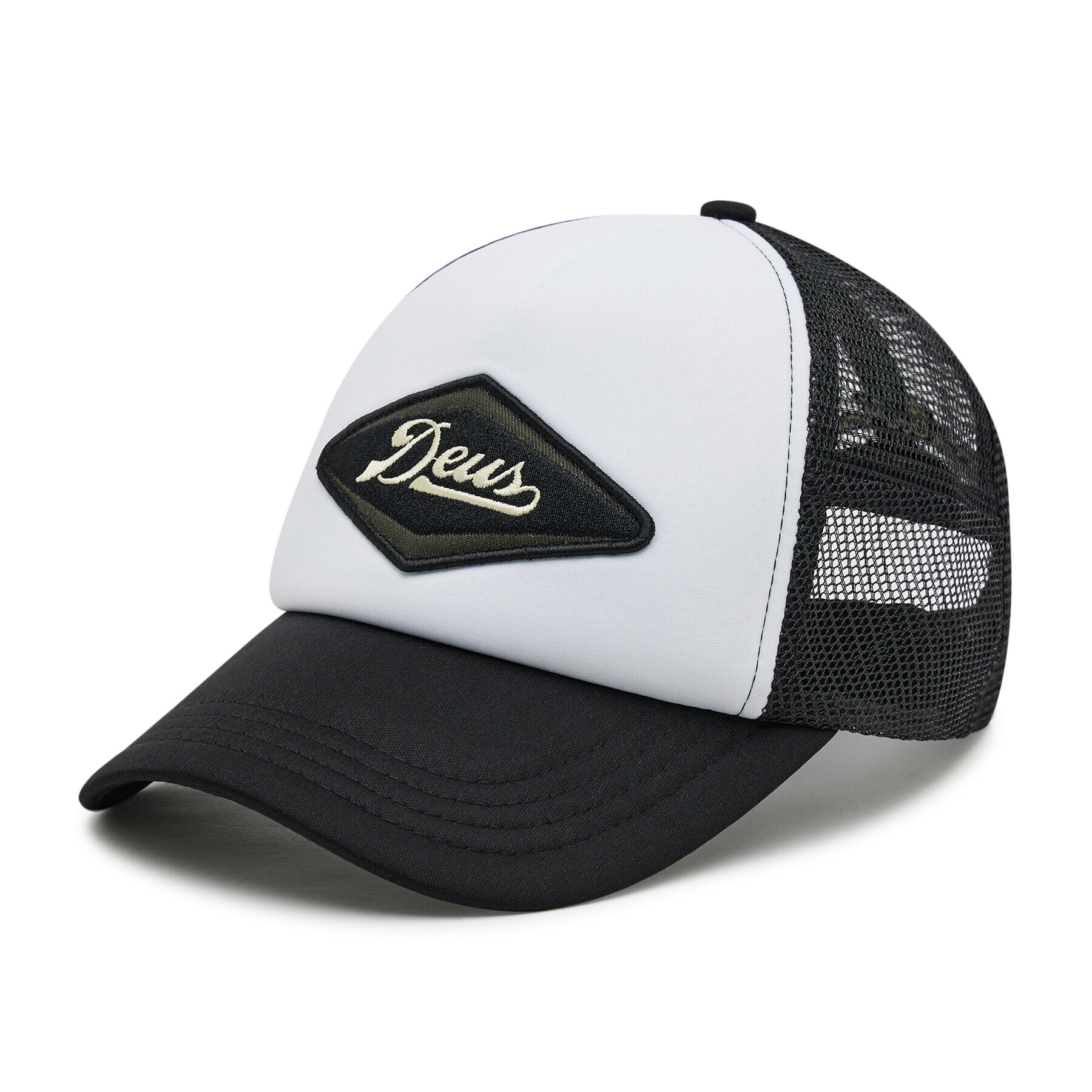 Deus Ex Machina Șapcă Diamond Trucker DMF87503 Negru - Pled.ro