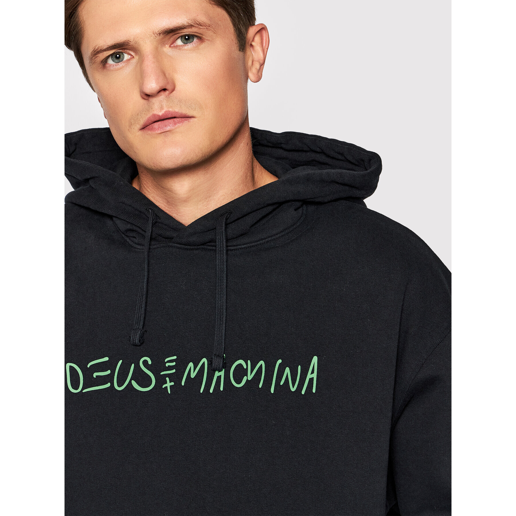 Deus Ex Machina Bluză Screw DMP2081174 Negru Oversize - Pled.ro