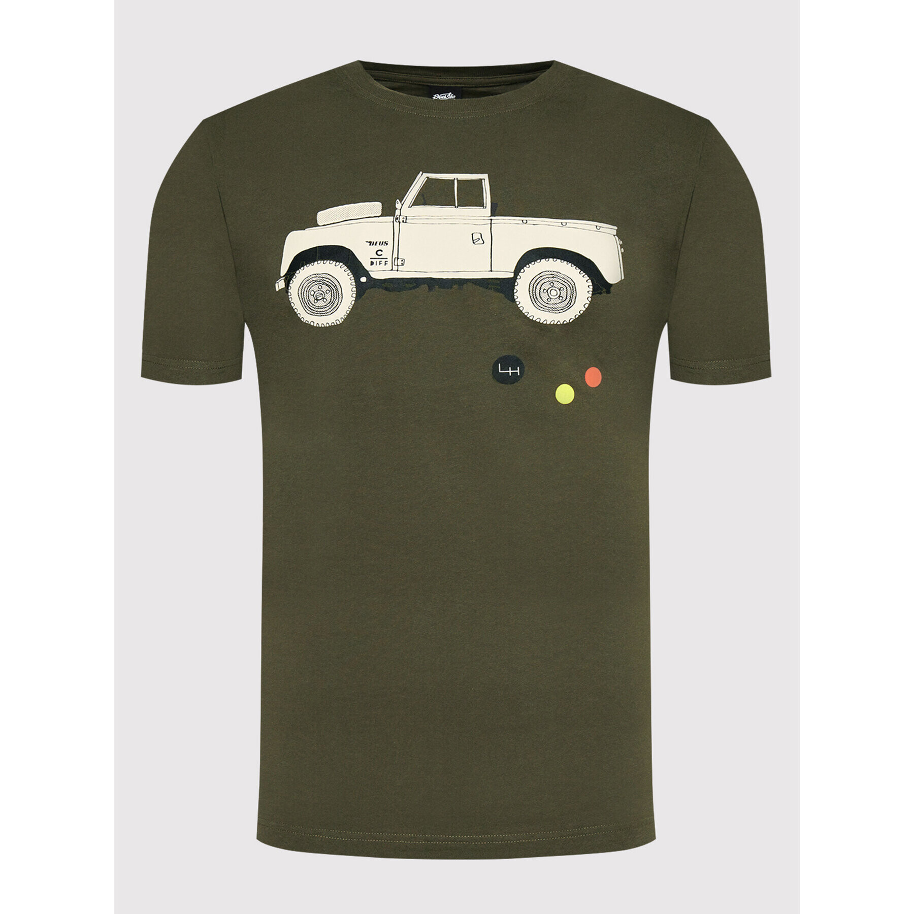 Deus Ex Machina Tricou Carby Landle DMP91197 Verde Regular Fit - Pled.ro