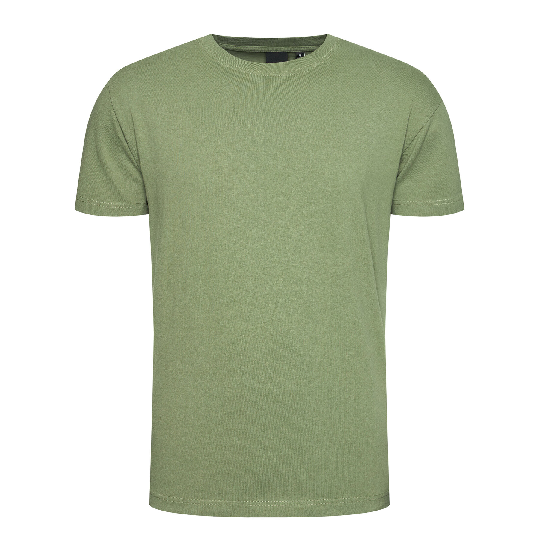 Deus Ex Machina Tricou Plain Military DMP201810 Verde Boxy Fit - Pled.ro