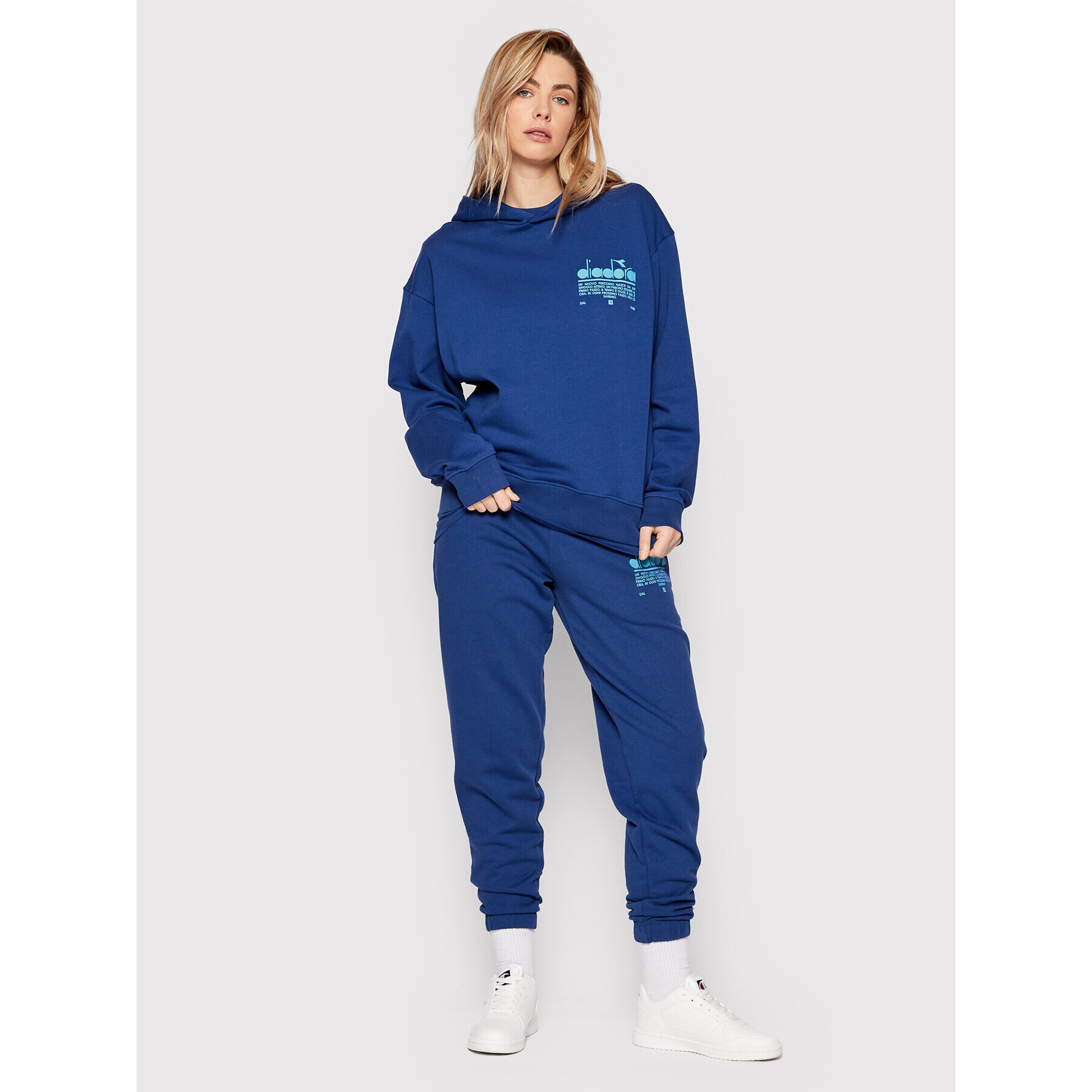 Diadora Bluză Unisex Manifesto 502.178206 Bleumarin Loose Fit - Pled.ro