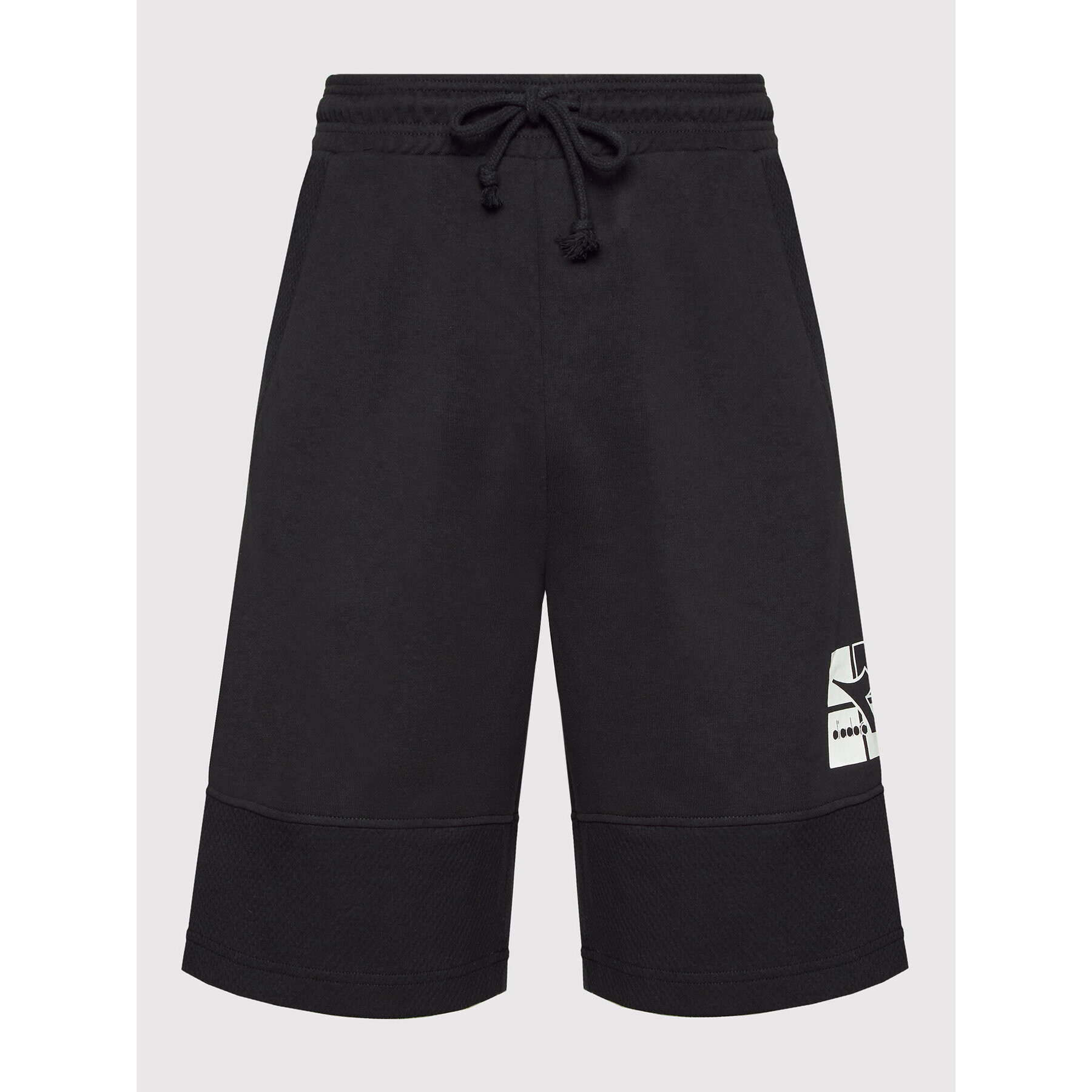 Diadora Pantaloni scurți sport Bermuda Weave 102.178168 Negru Comfort Fit - Pled.ro