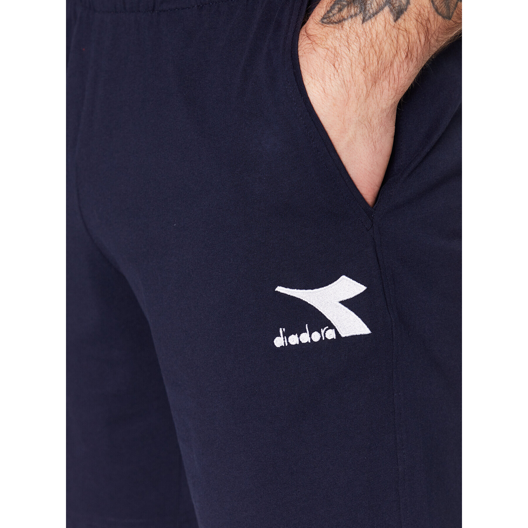 Diadora Pantaloni scurți sport Core 102.179760 Bleumarin Regular Fit - Pled.ro