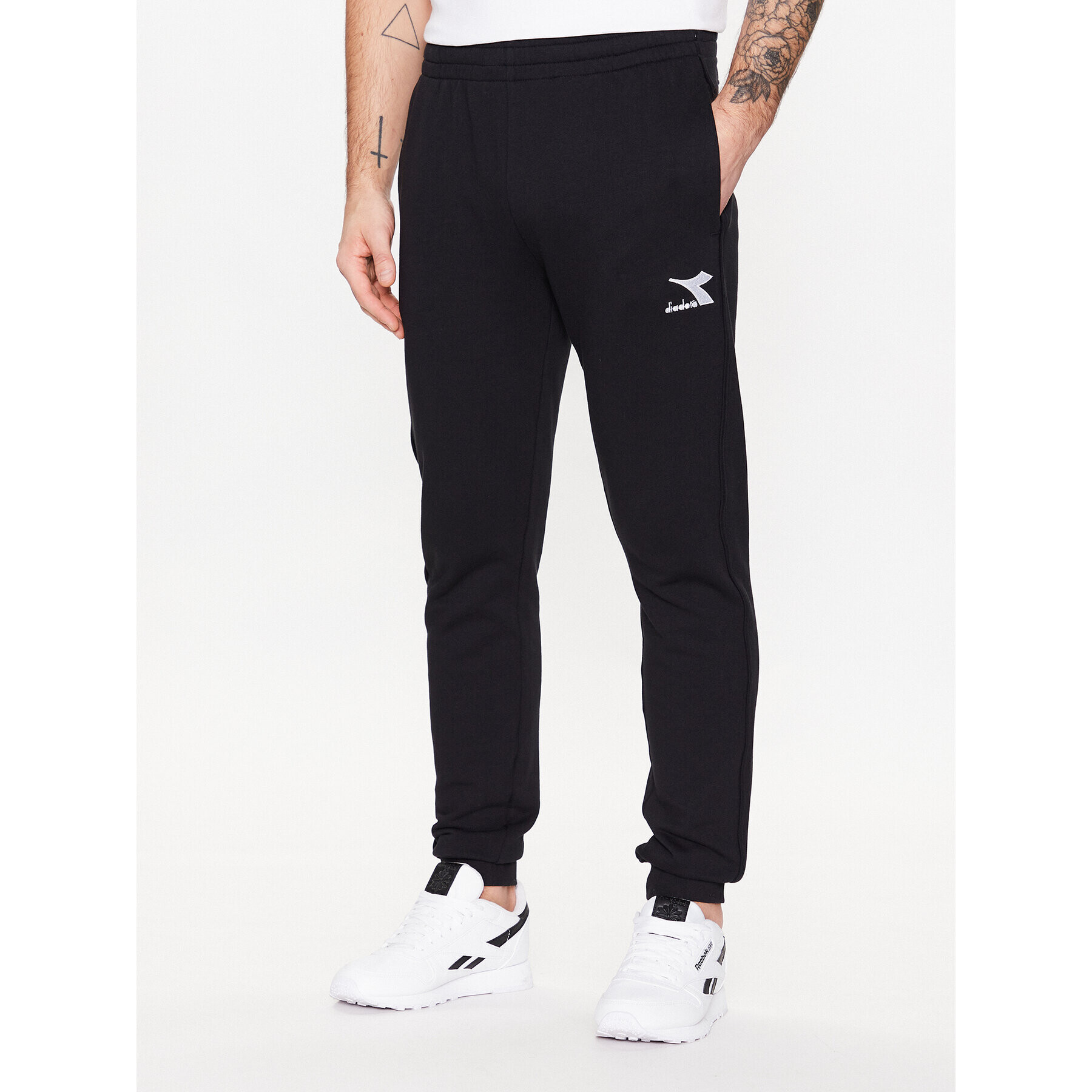 Diadora Pantaloni trening Cuff Core 102.179762 Negru Regular Fit - Pled.ro