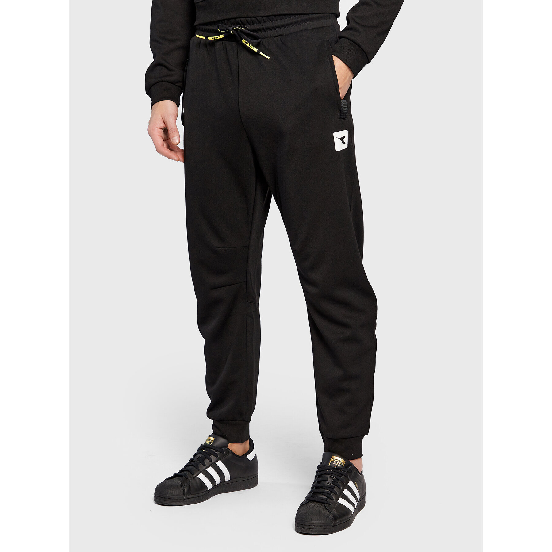 Diadora Pantaloni trening Urbanity 502.178868 Negru Regular Fit - Pled.ro