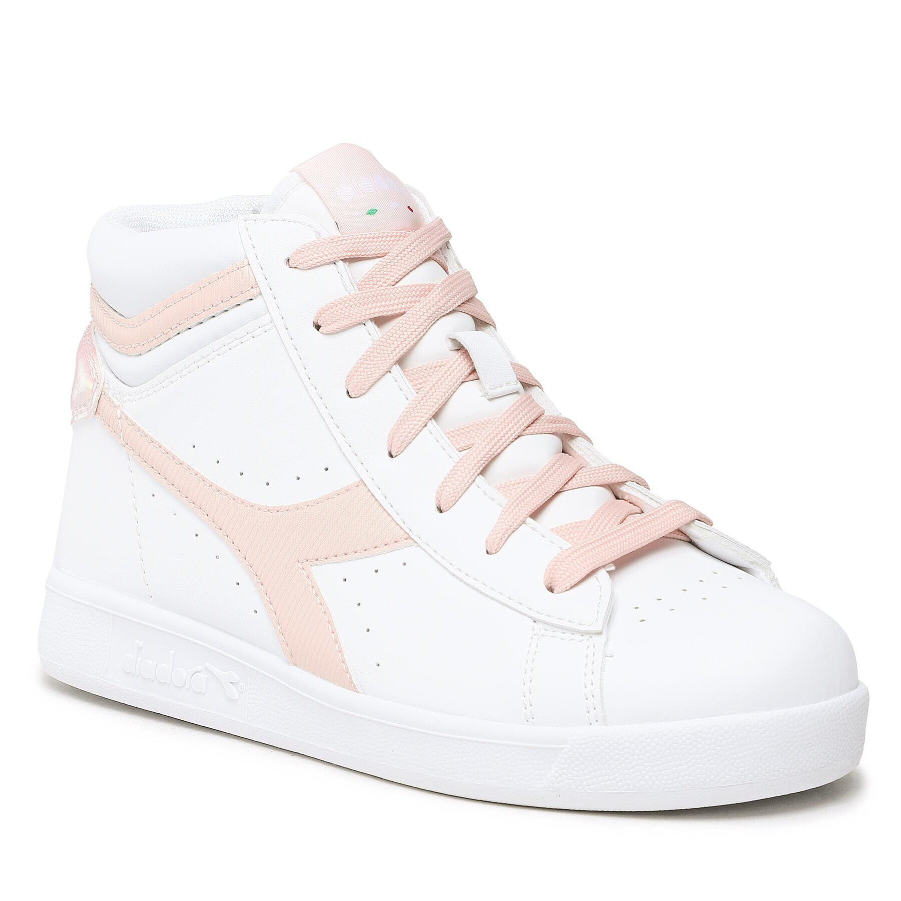 Diadora Sneakers Game P High Girl Gs 101.176725 01 D0105 Alb - Pled.ro