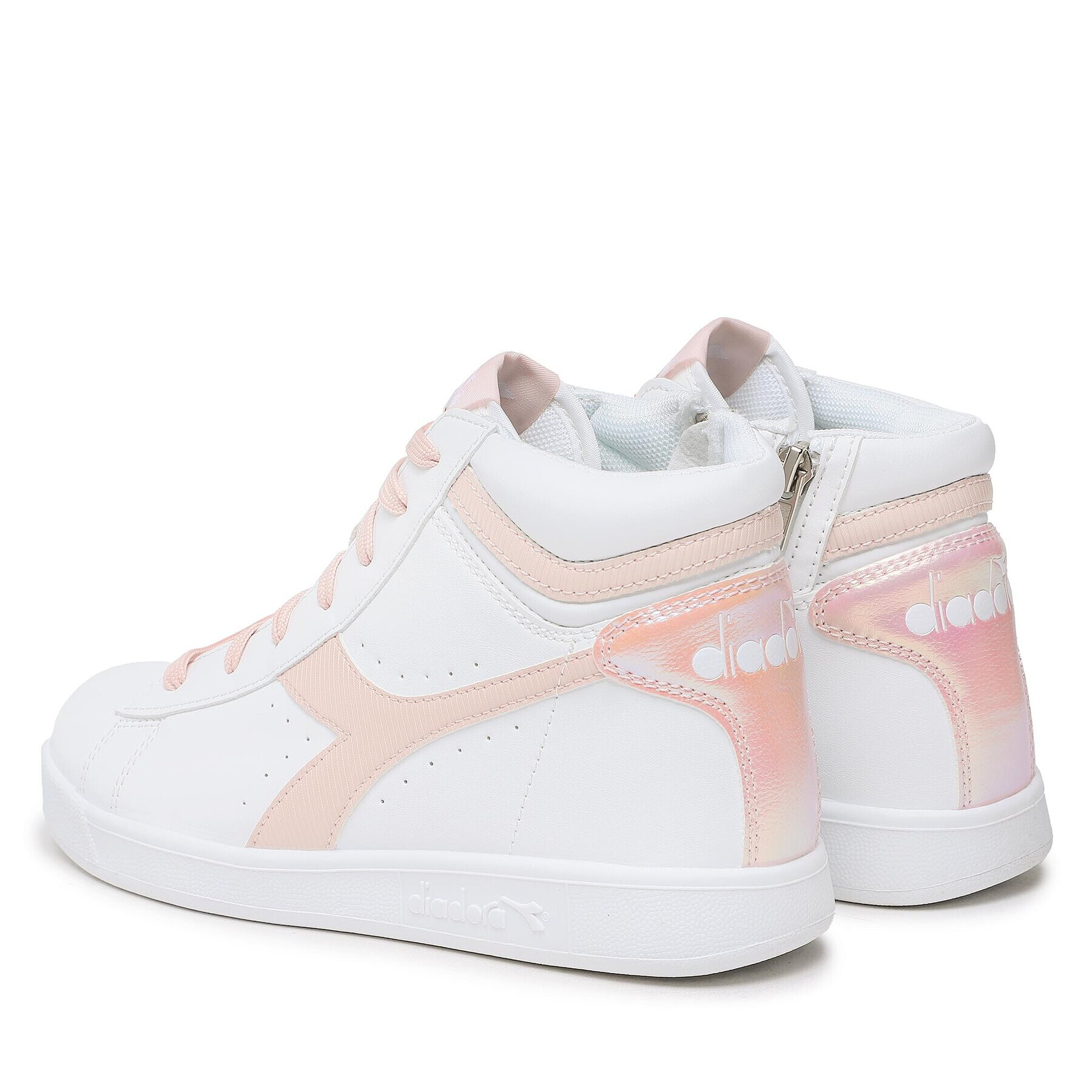 Diadora Sneakers Game P High Girl Gs 101.176725 01 D0105 Alb - Pled.ro