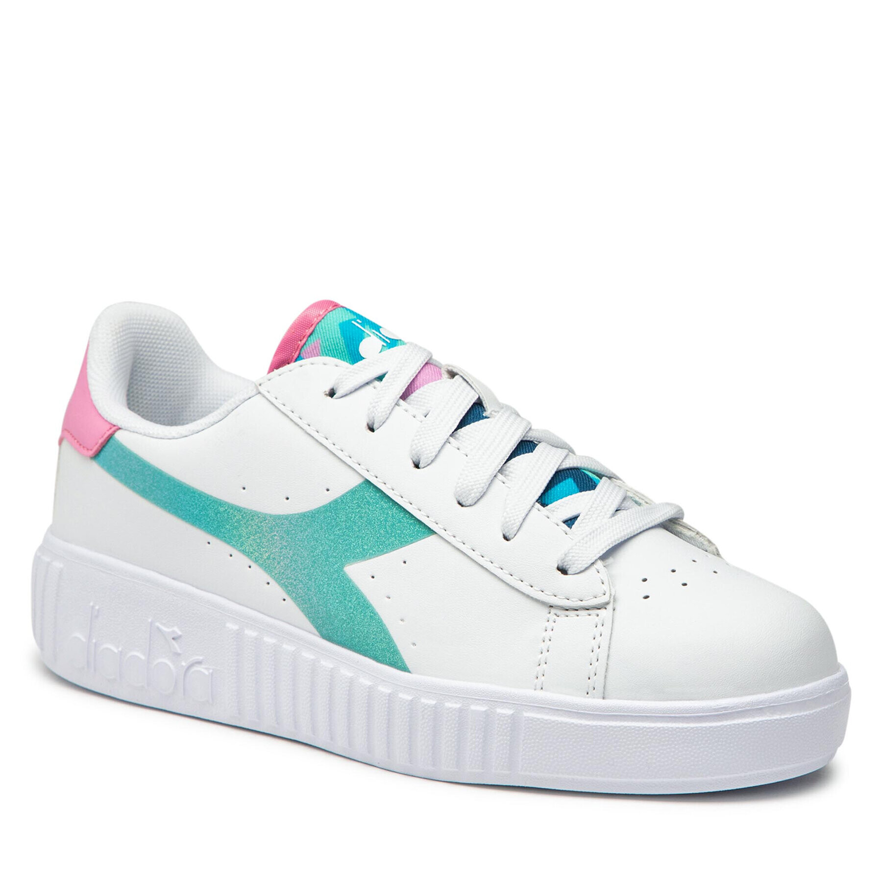 Diadora Sneakers Game Tep Wonderland Gs 101.178346 01 C7507 Alb - Pled.ro