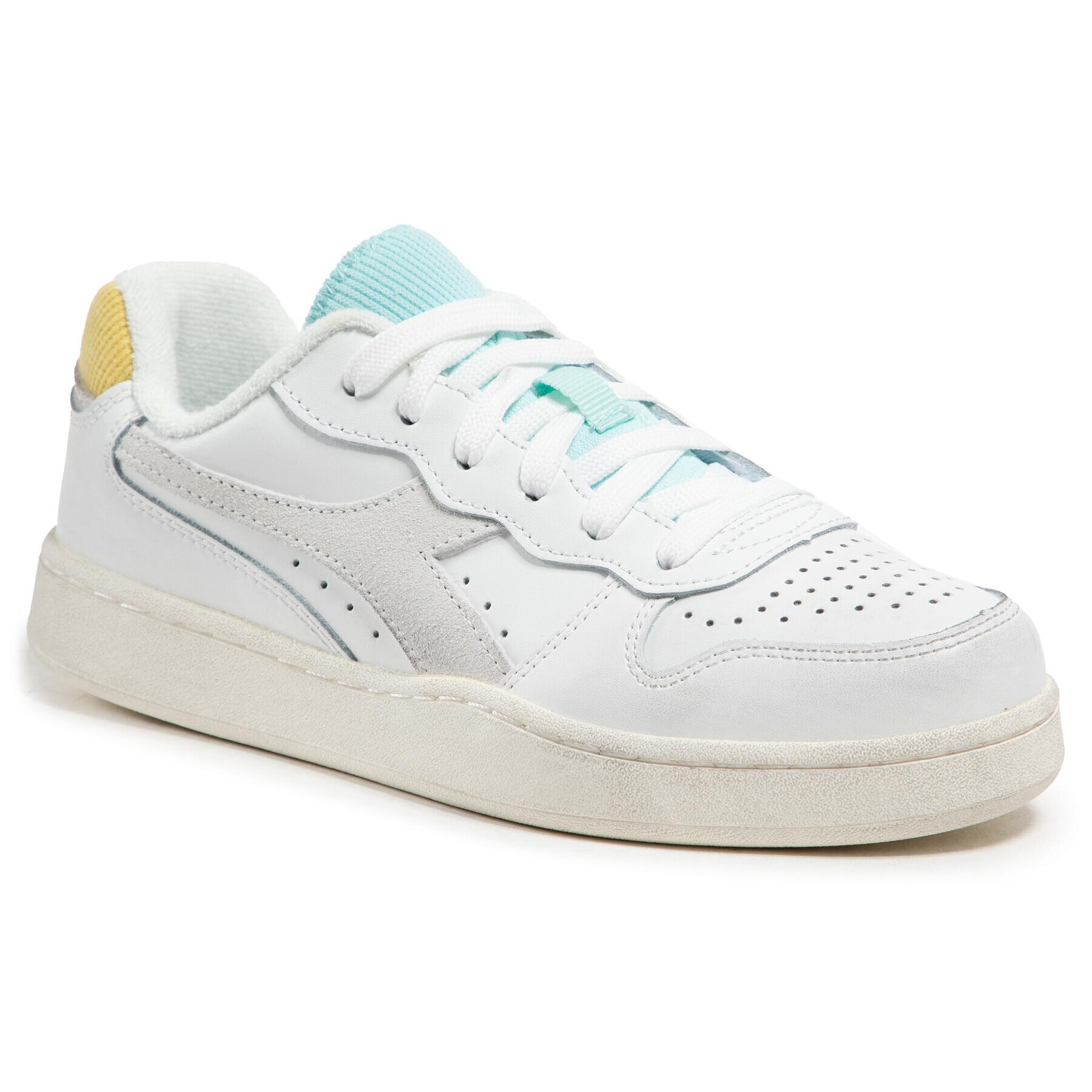 Diadora Sneakers Mi Basket Low Icona Wn 501.177079 01 C9160 Alb - Pled.ro