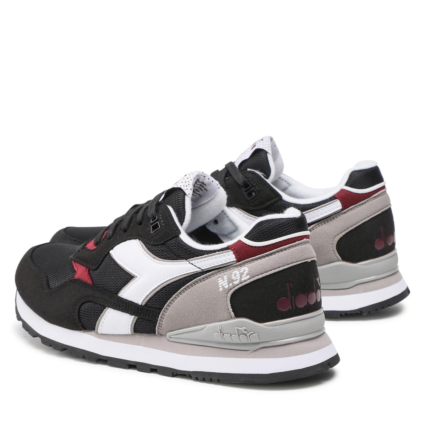 Diadora Sneakers N.92 101.173169 01 C7086 Negru - Pled.ro