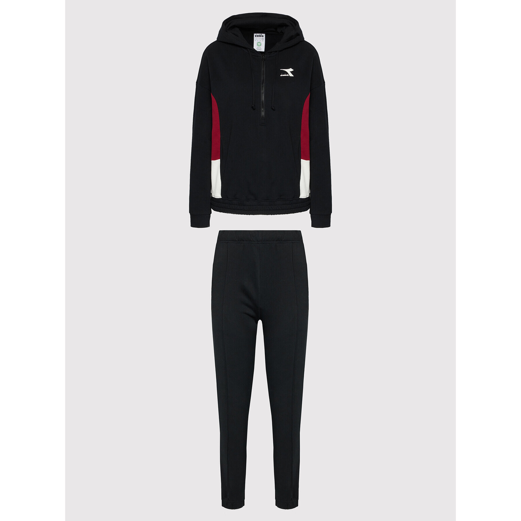 Diadora Trening L.HD Tracksuit Lush 102.177786 Negru Regular Fit - Pled.ro