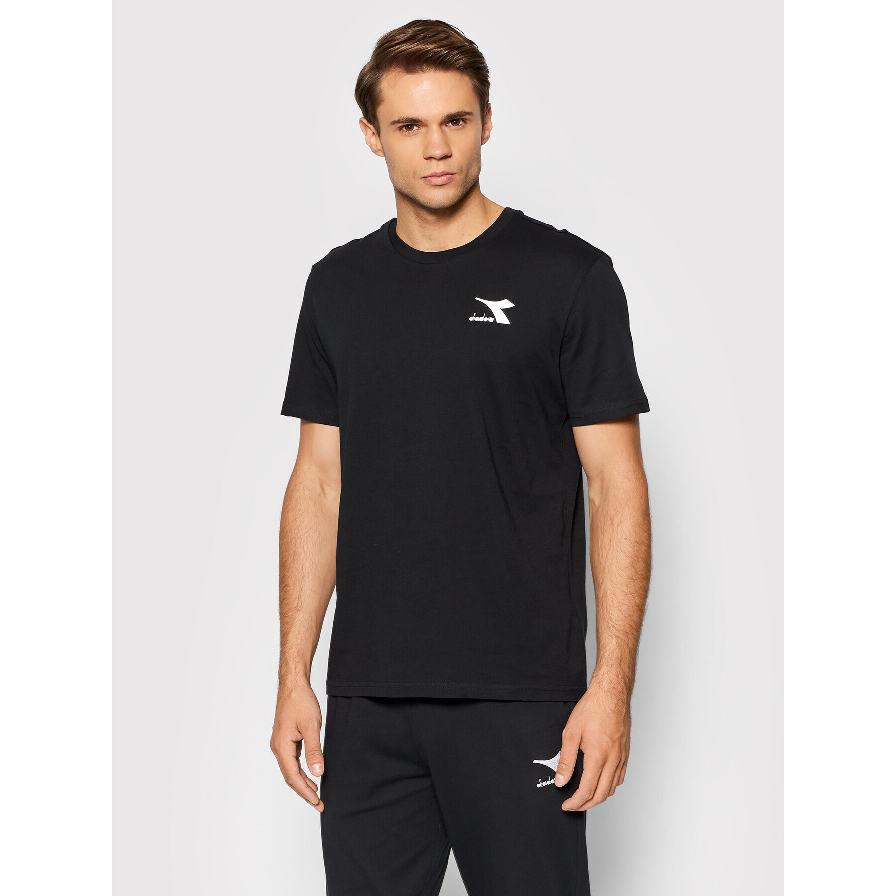 Diadora Tricou Chromia 102.177765 Negru Regular Fit - Pled.ro