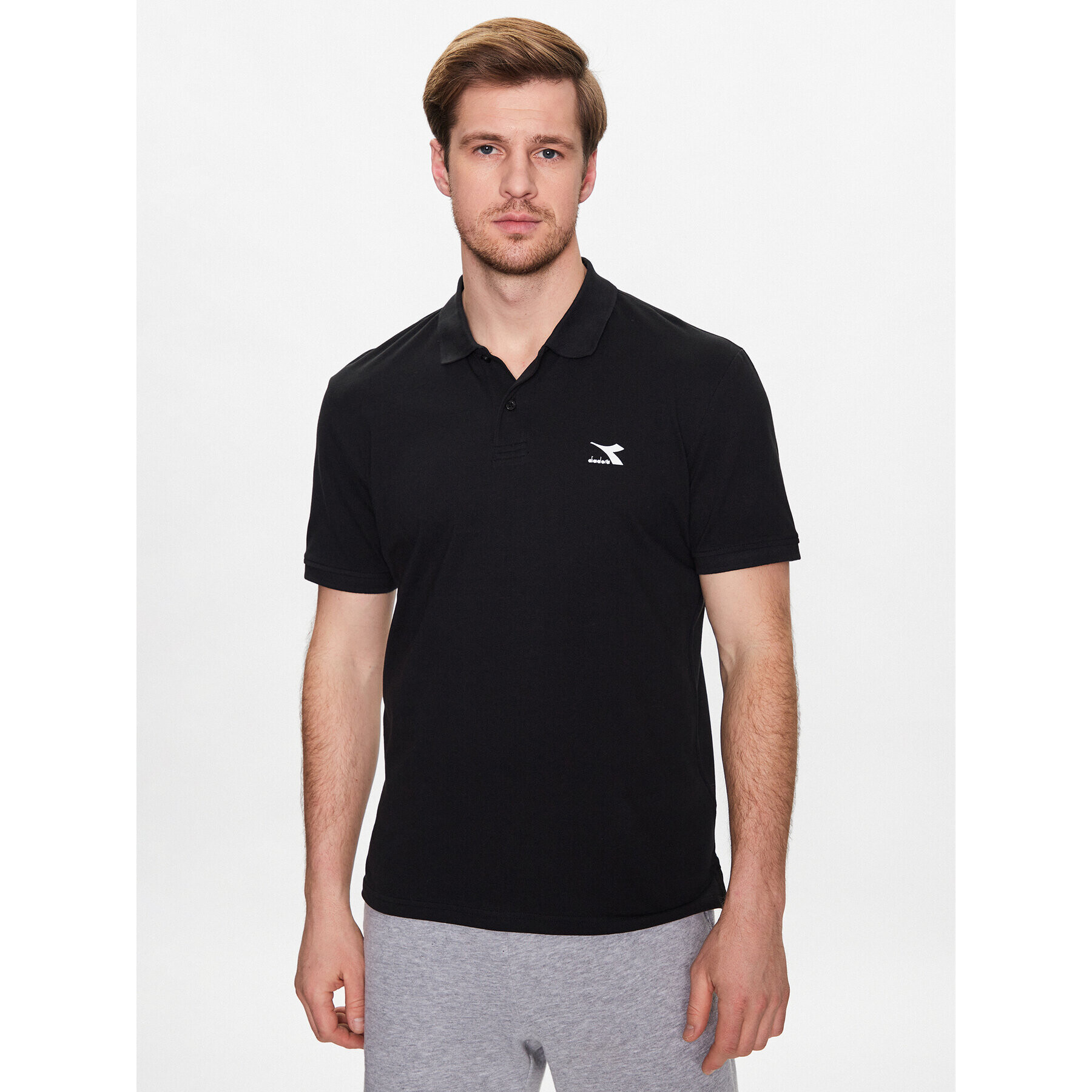 Diadora Tricou polo Core 102.179369 Negru Regular Fit - Pled.ro