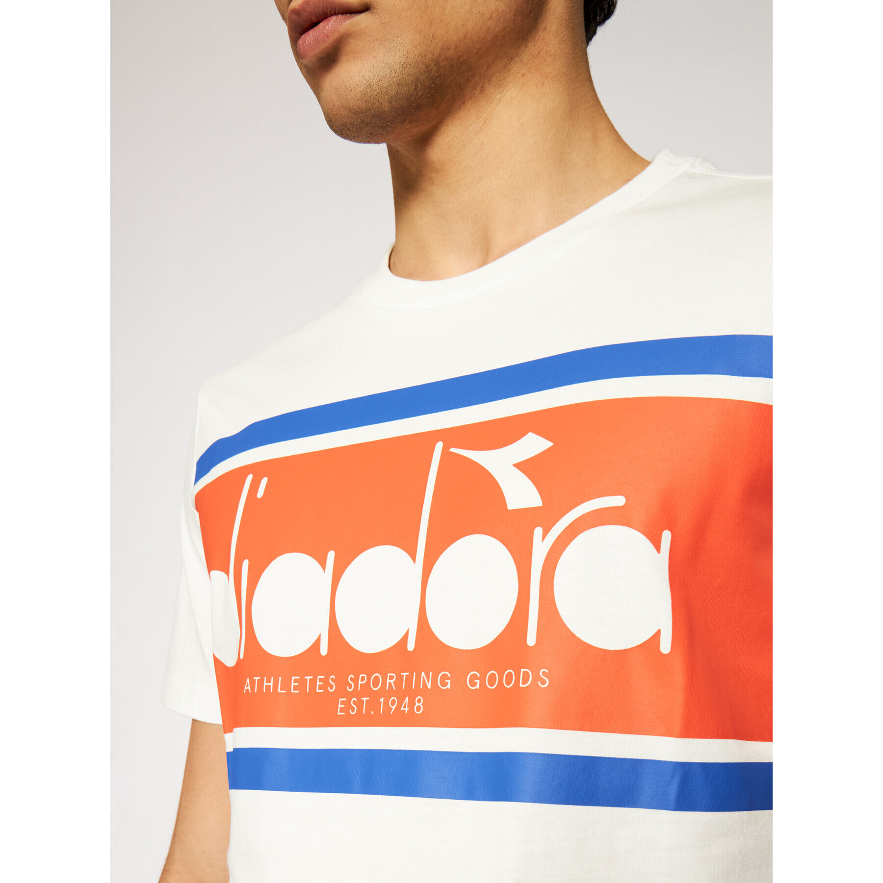 Diadora Tricou Spectra Oc 502.176632 Alb Regular Fit - Pled.ro