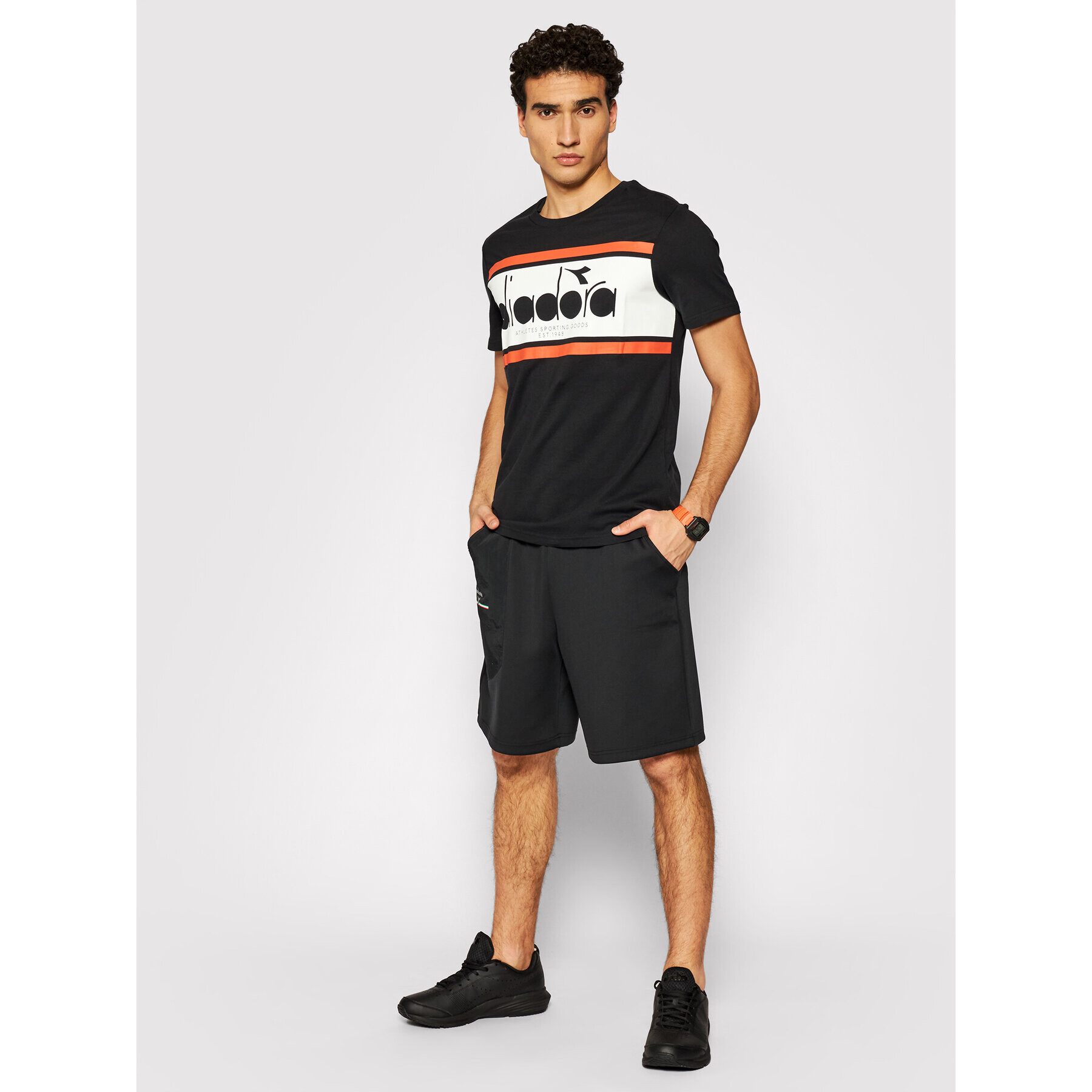 Diadora Tricou Spectra Oc 502.176632 Negru Regular Fit - Pled.ro