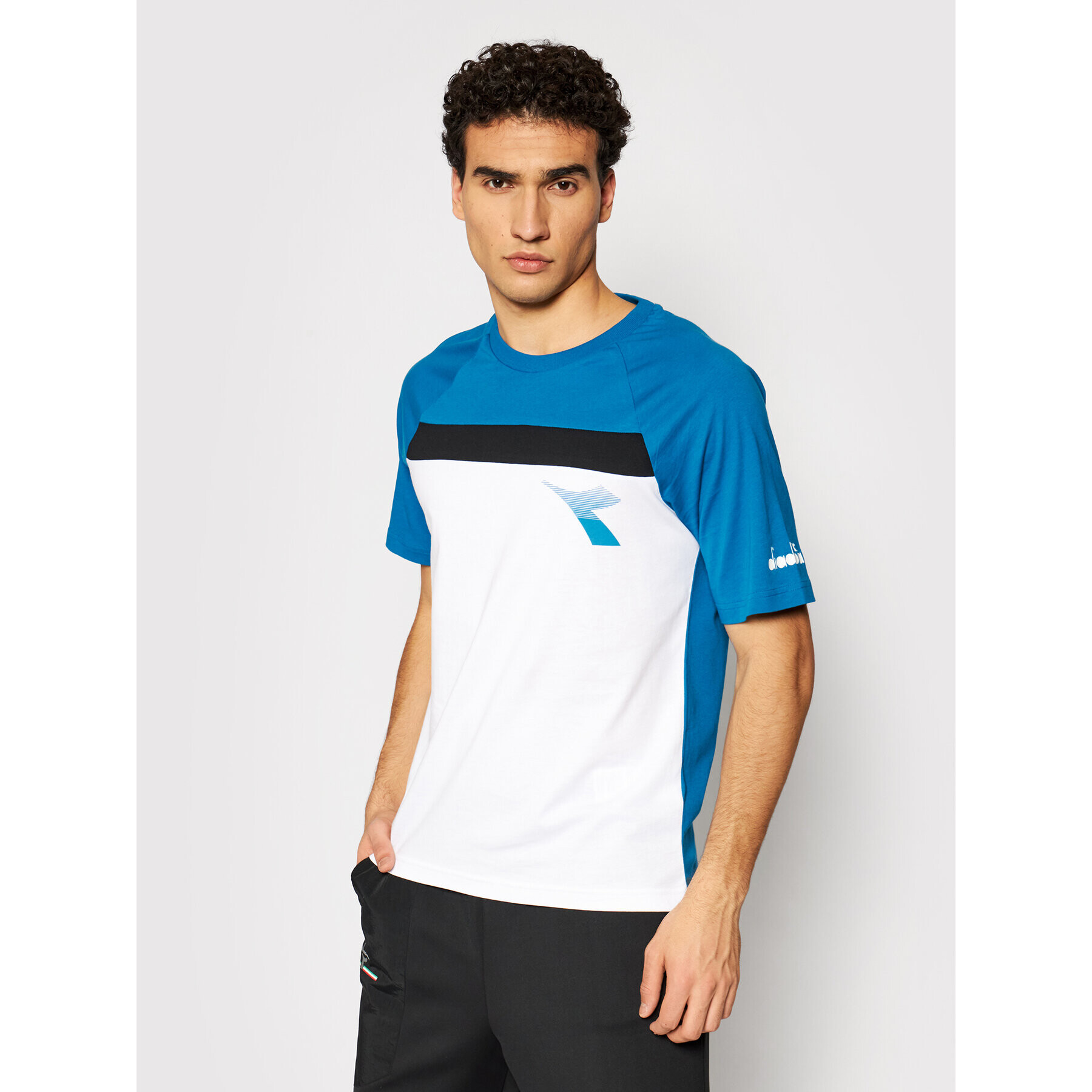 Diadora Tricou Ss Club 102.177063 Albastru Regular Fit - Pled.ro