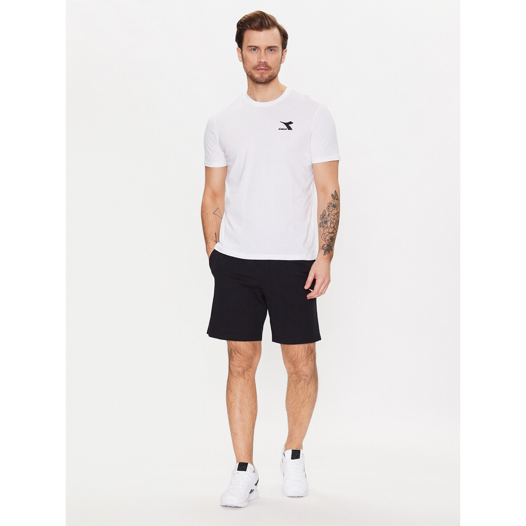 Diadora Tricou Ss Core 102.179485 Alb Regular Fit - Pled.ro