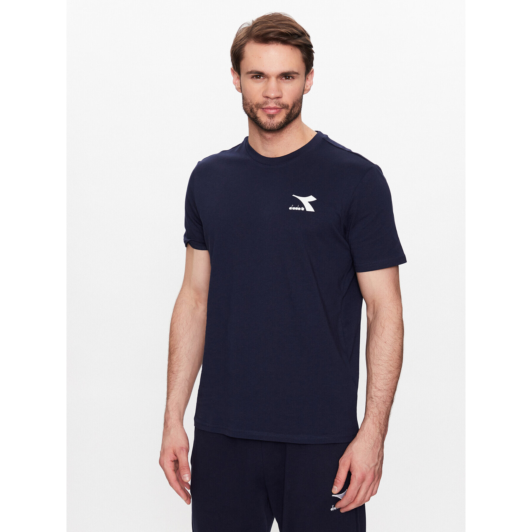 Diadora Tricou Ss Core 102.179485 Bleumarin Regular Fit - Pled.ro