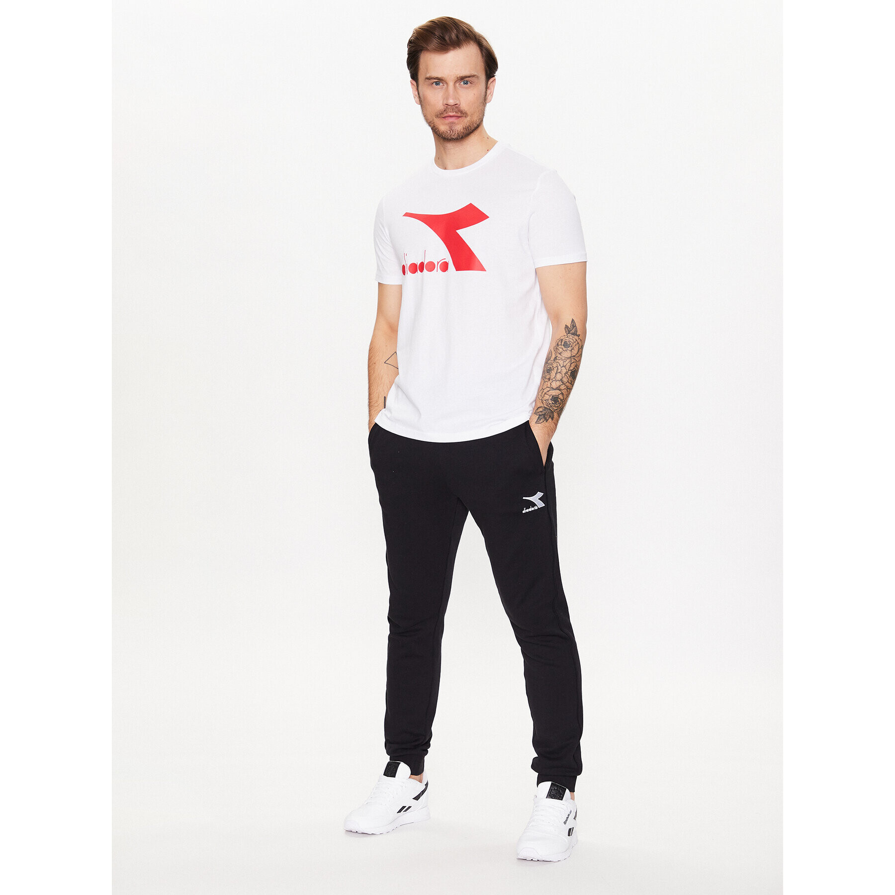 Diadora Tricou Ss Core 102.179759 Alb Regular Fit - Pled.ro