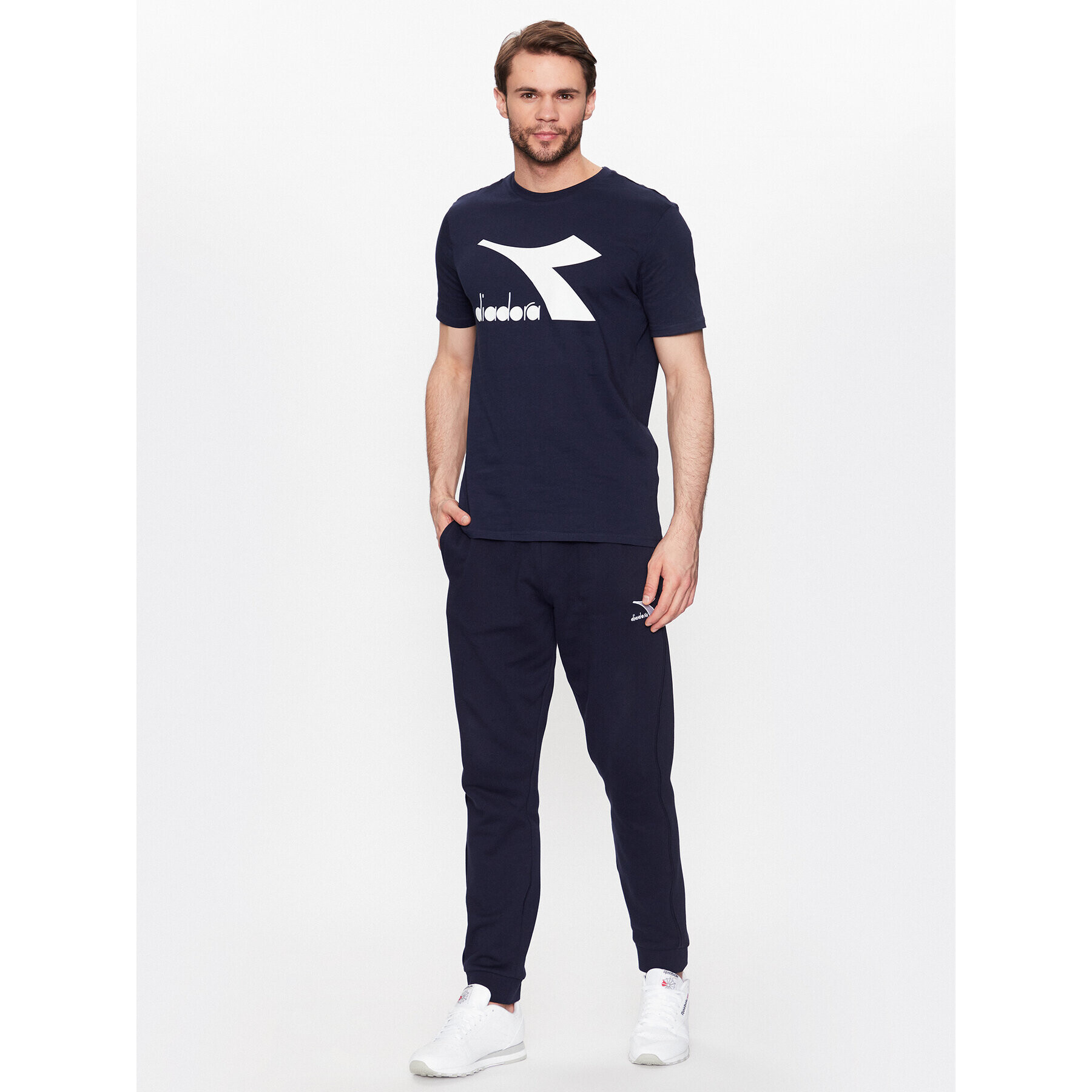 Diadora Tricou Ss Core 102.179759 Bleumarin Regular Fit - Pled.ro