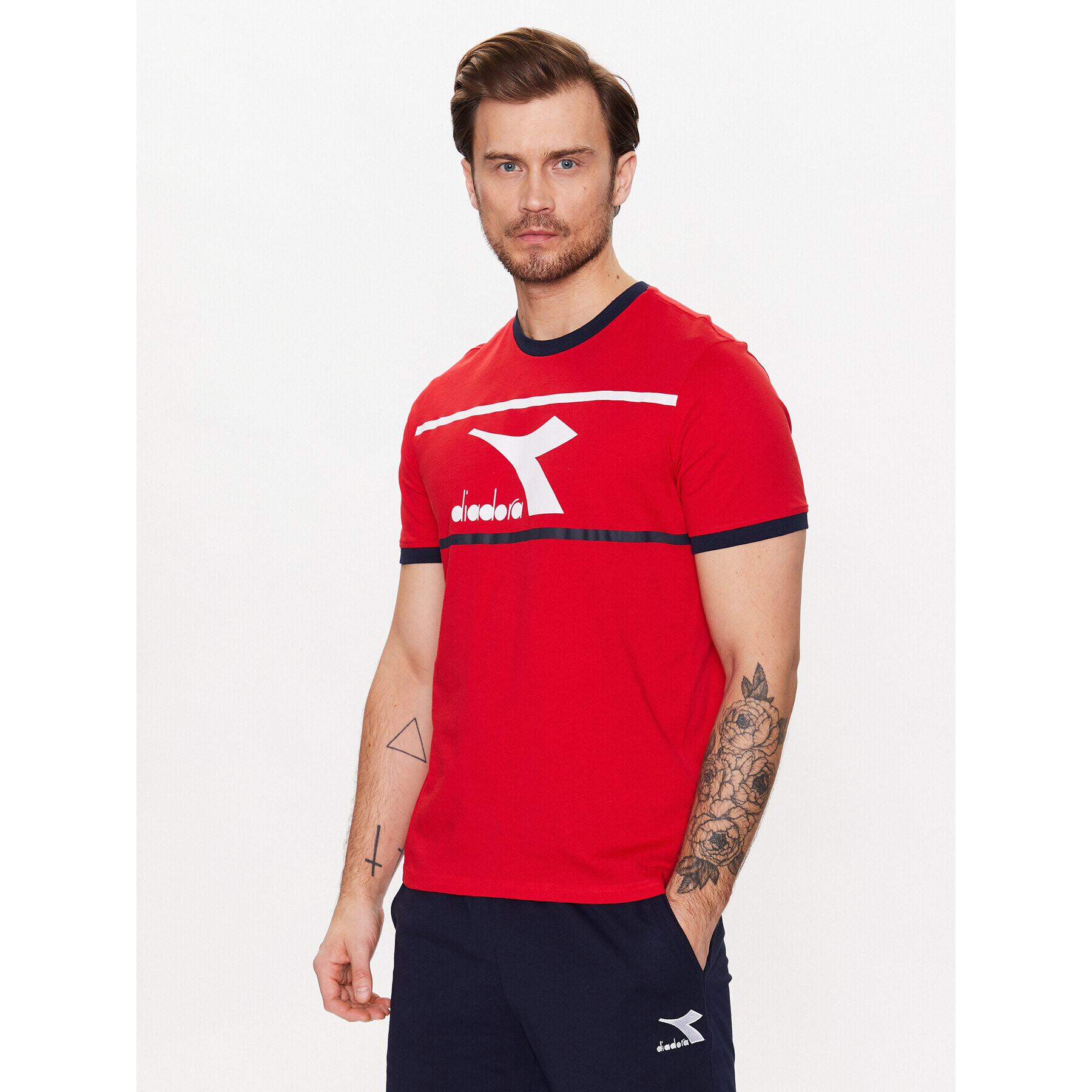 Diadora Tricou Ss Slam 102.179298 Roșu Regular Fit - Pled.ro