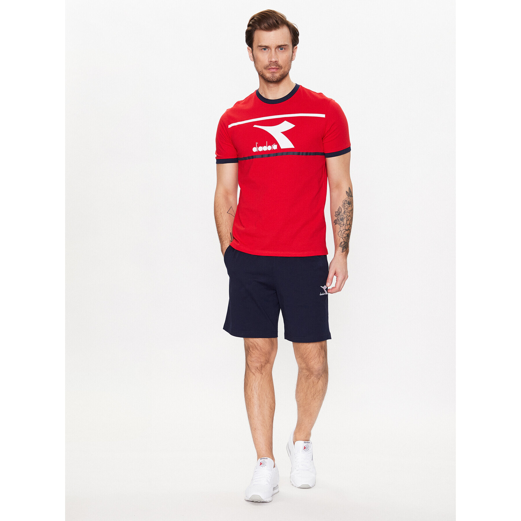 Diadora Tricou Ss Slam 102.179298 Roșu Regular Fit - Pled.ro