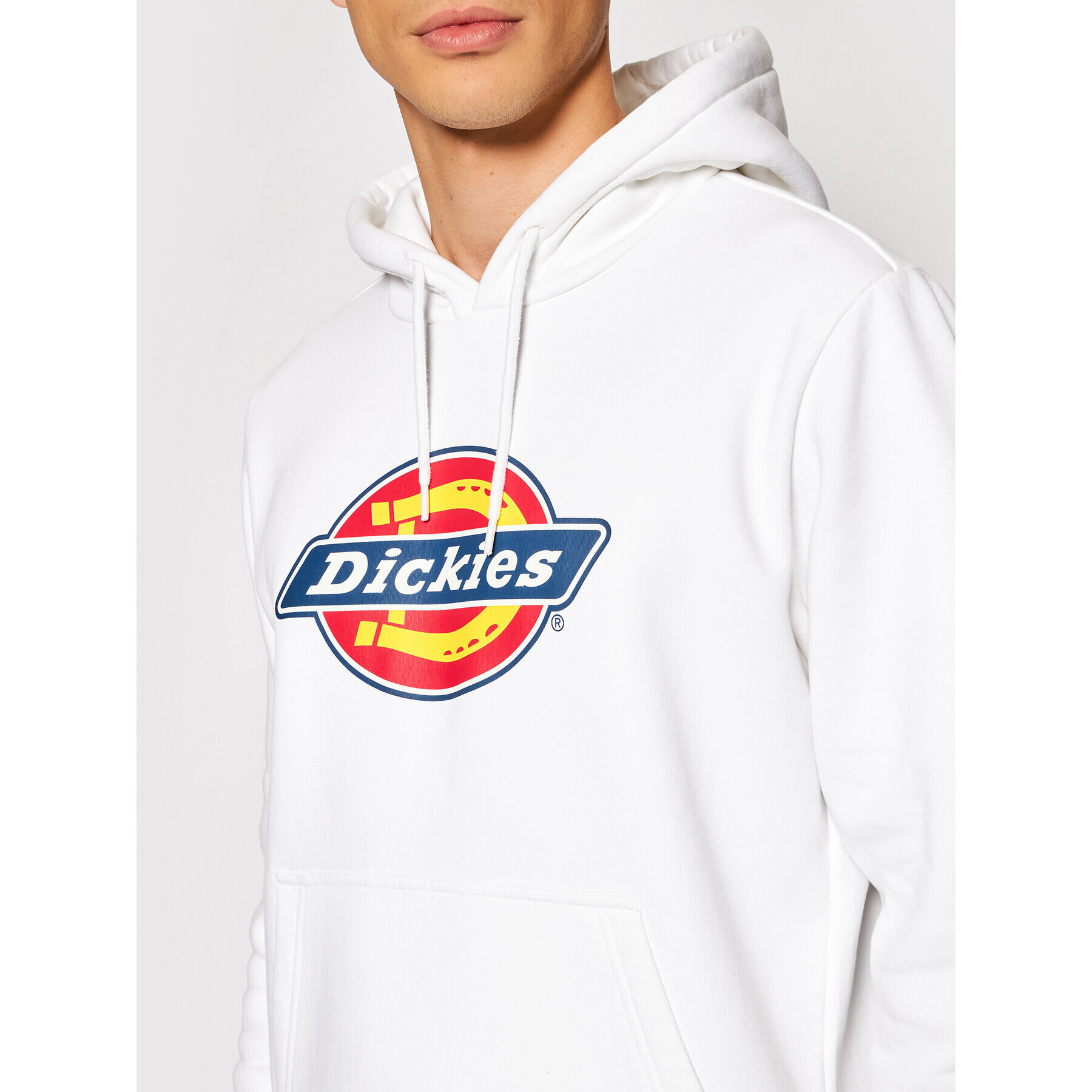 Dickies Bluză Icon Logo DK0A4XCB Alb Regular Fit - Pled.ro