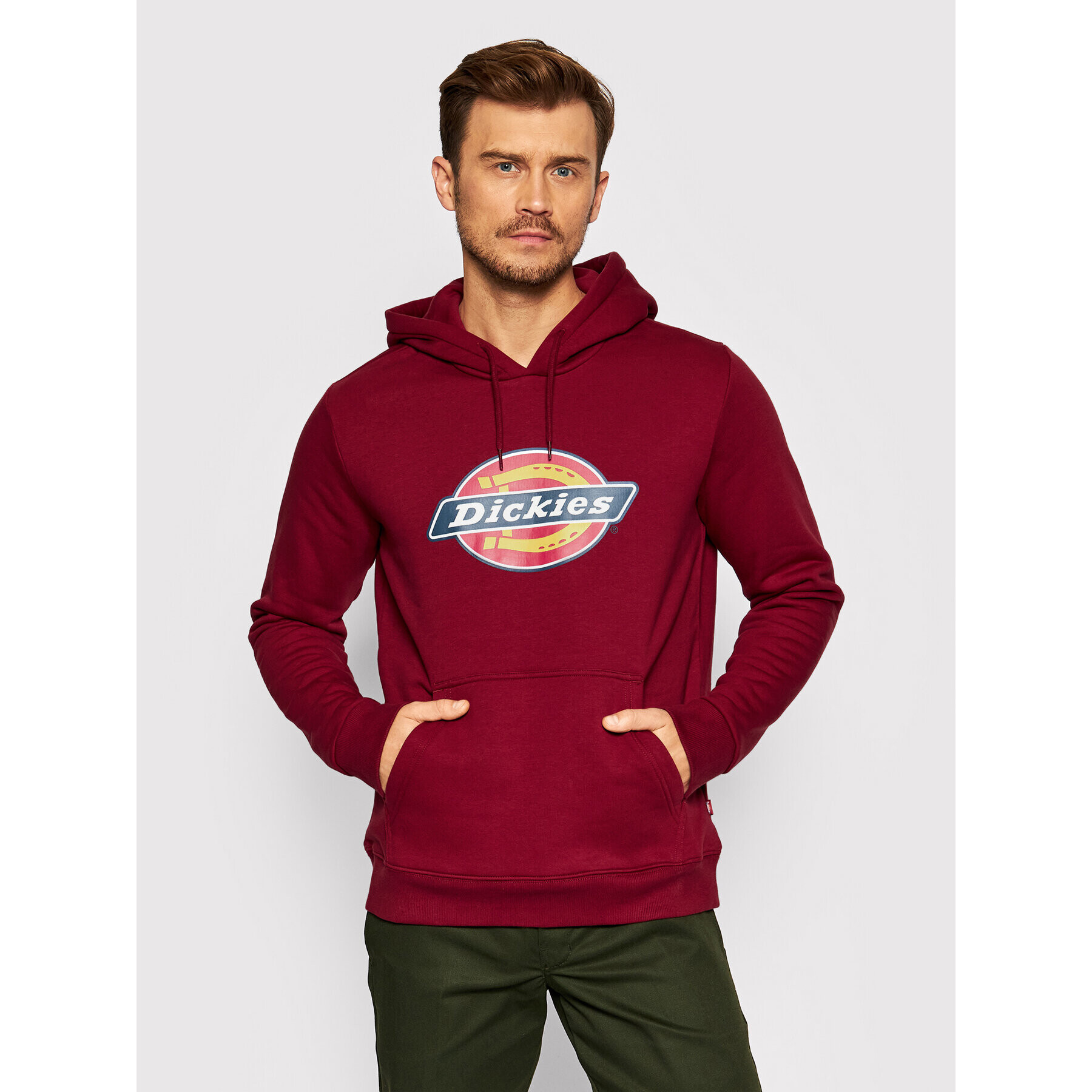 Dickies Bluză Icon Logo DK0A4XCB Vișiniu Regular Fit - Pled.ro