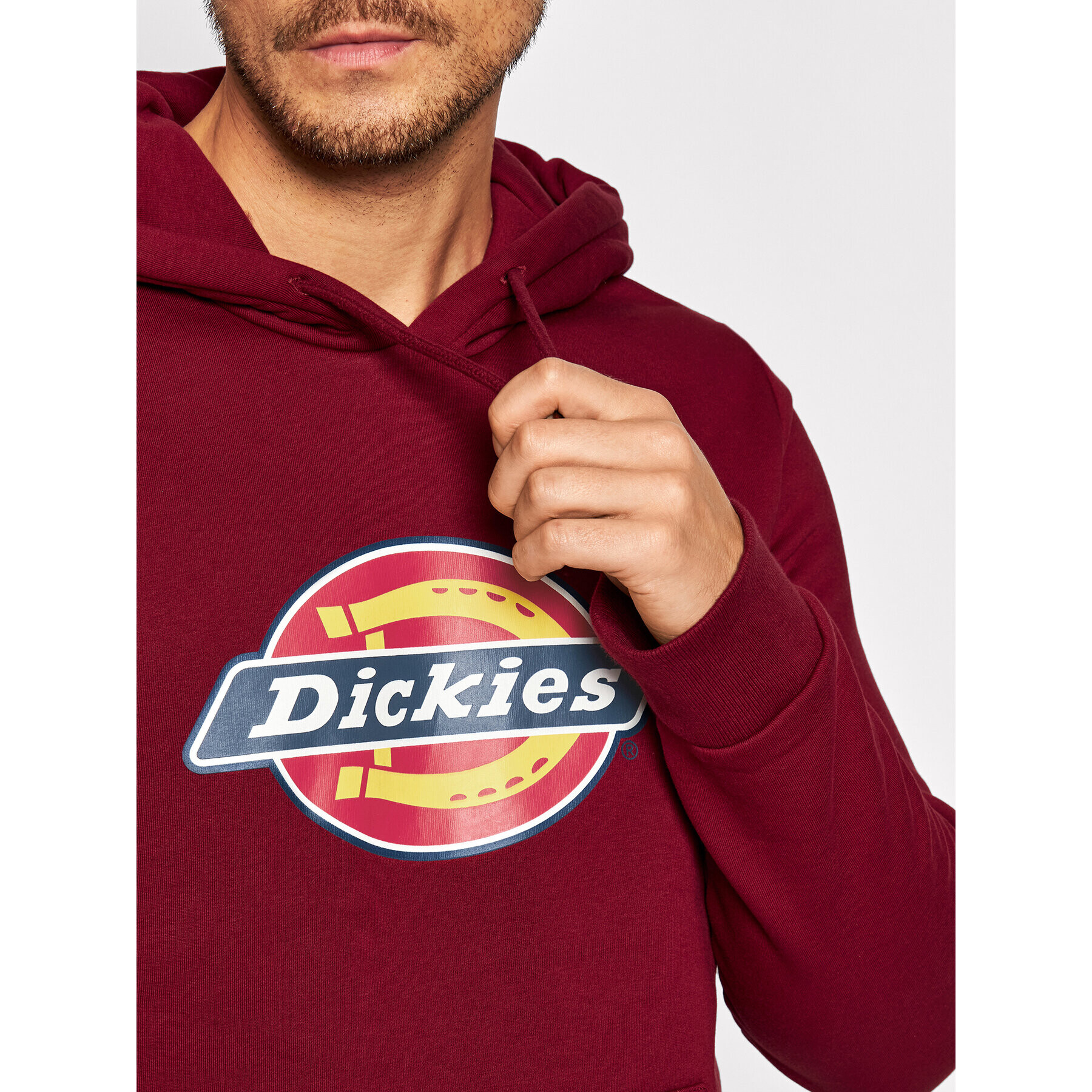 Dickies Bluză Icon Logo DK0A4XCB Vișiniu Regular Fit - Pled.ro