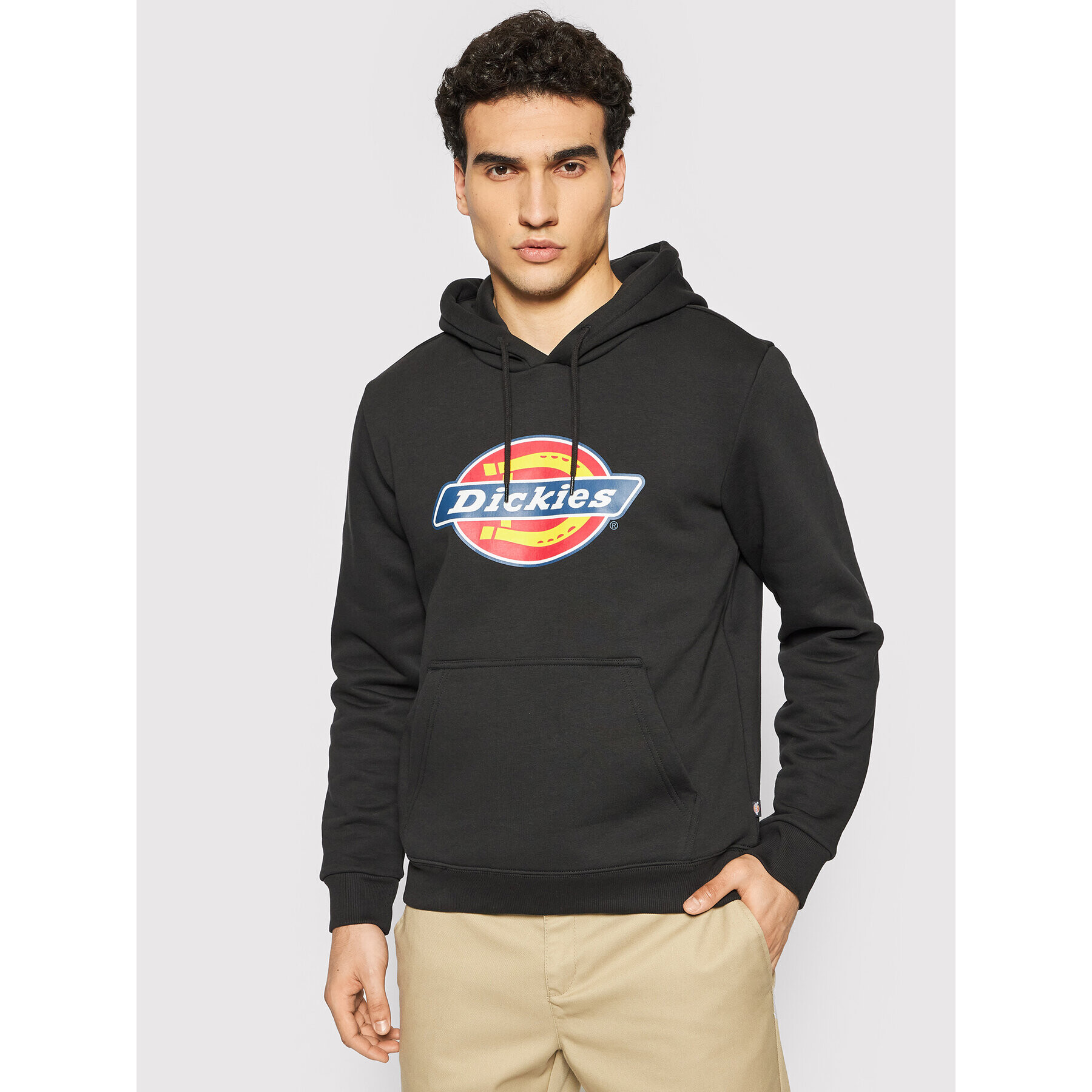 Dickies Bluză Icon Logo DK0A4XCBBLK Negru Regular Fit - Pled.ro