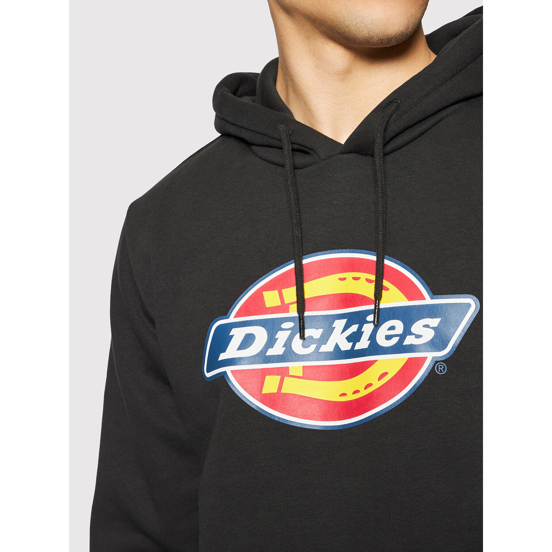 Dickies Bluză Icon Logo DK0A4XCBBLK Negru Regular Fit - Pled.ro