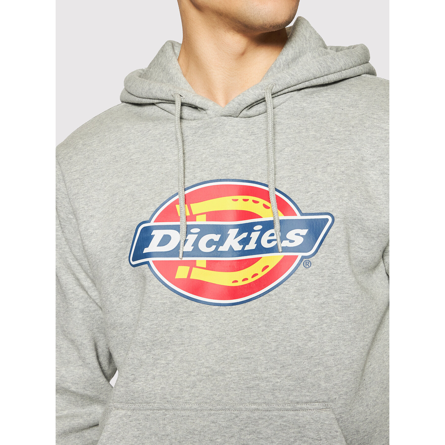 Dickies Bluză Icon Logo DK0A4XCBGYM Gri Regular Fit - Pled.ro