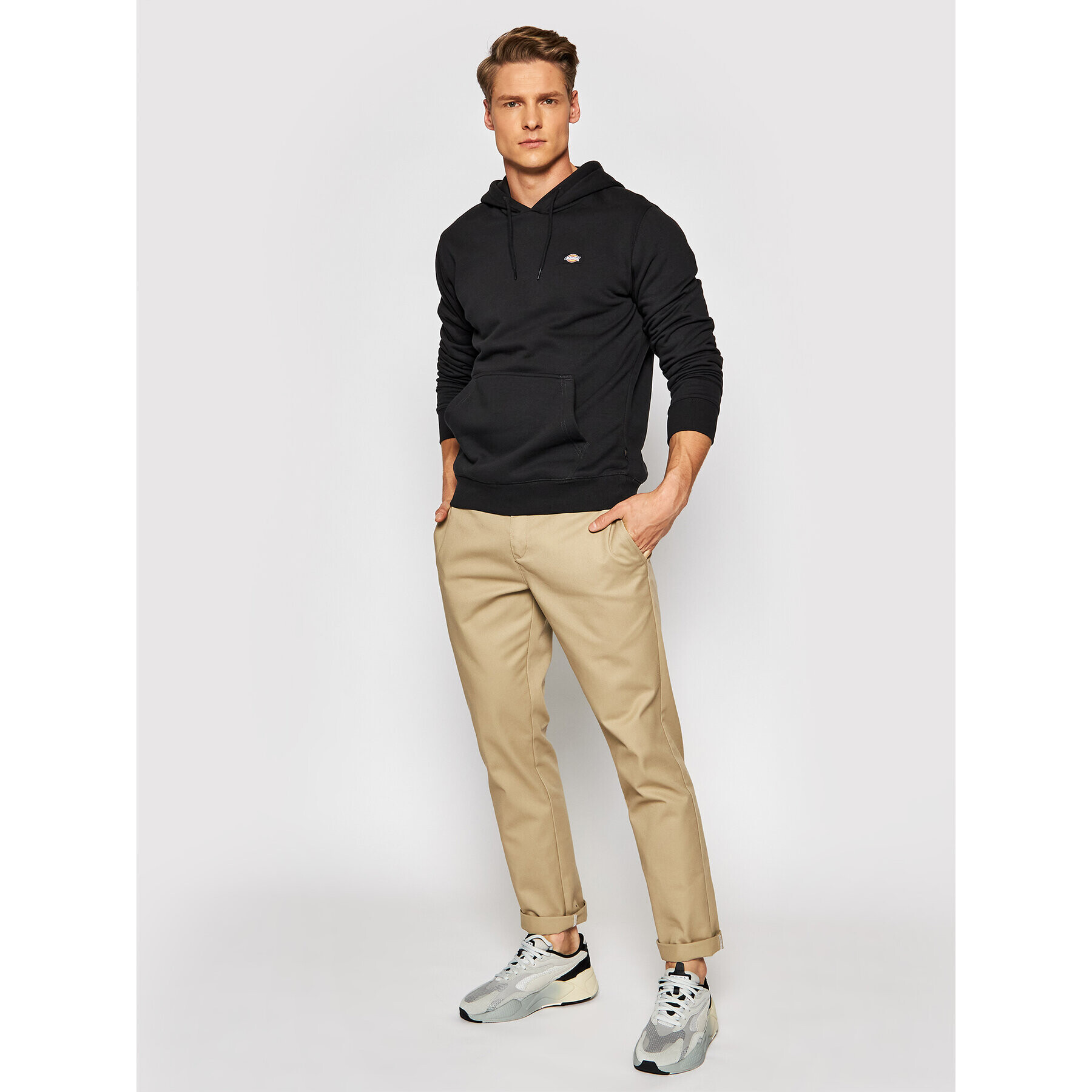 Dickies Bluză Oakport DK0A4XCDBLK1 Negru Regular Fit - Pled.ro