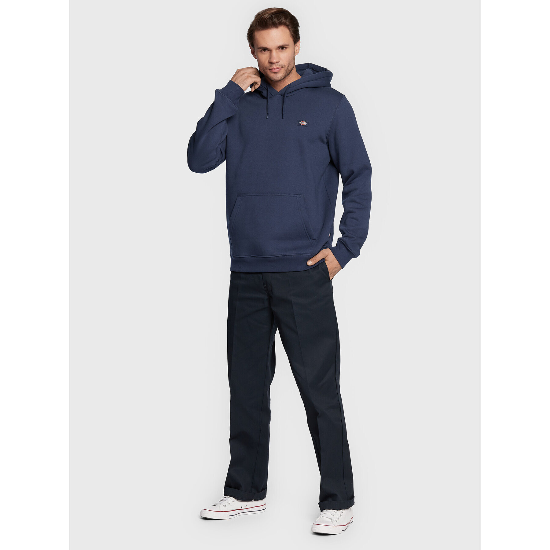 Dickies Bluză Oakport DK0A4XCDNV0 Bleumarin Regular Fit - Pled.ro