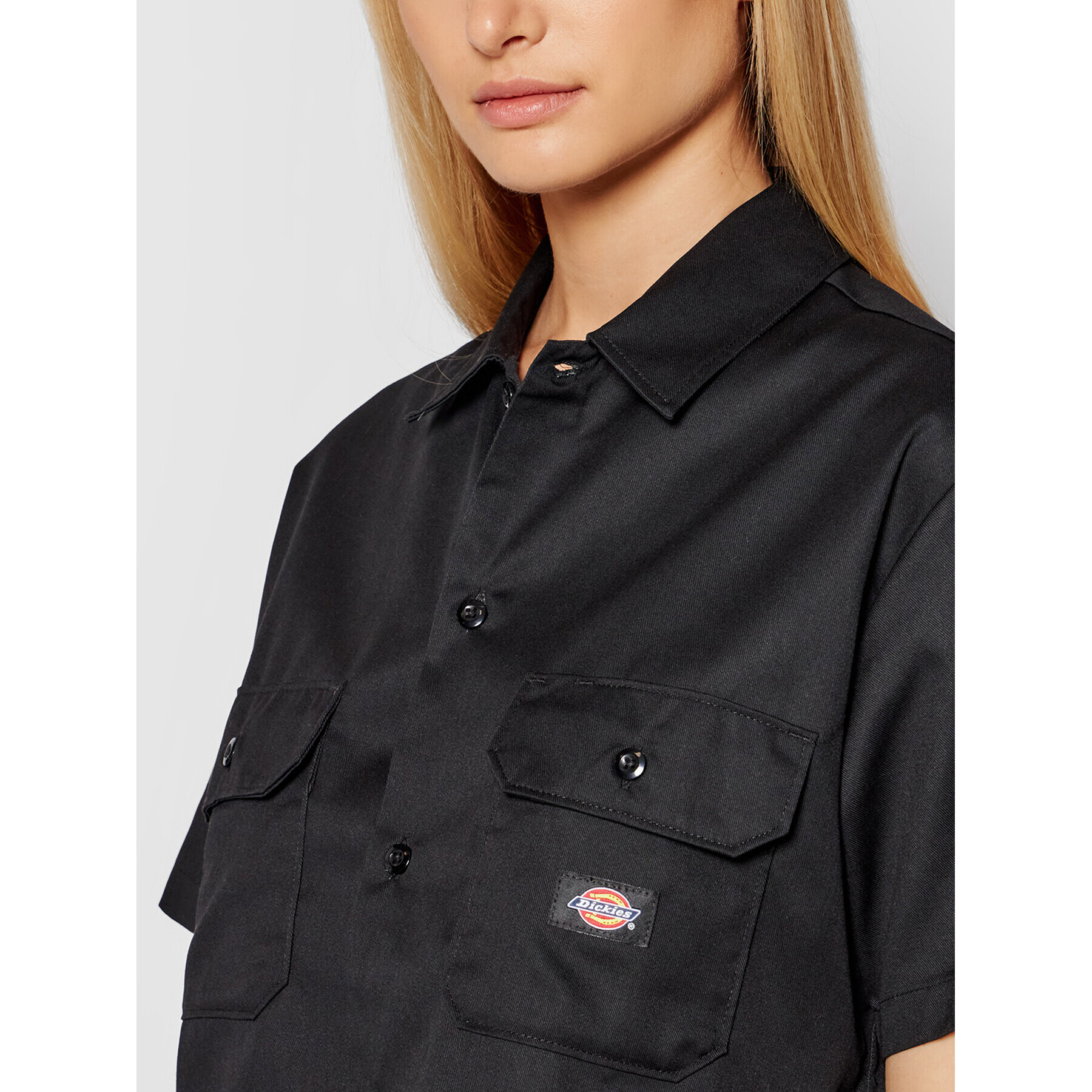 Dickies Cămașă Ss Work DK0A4XE1BLK Negru Regular Fit - Pled.ro