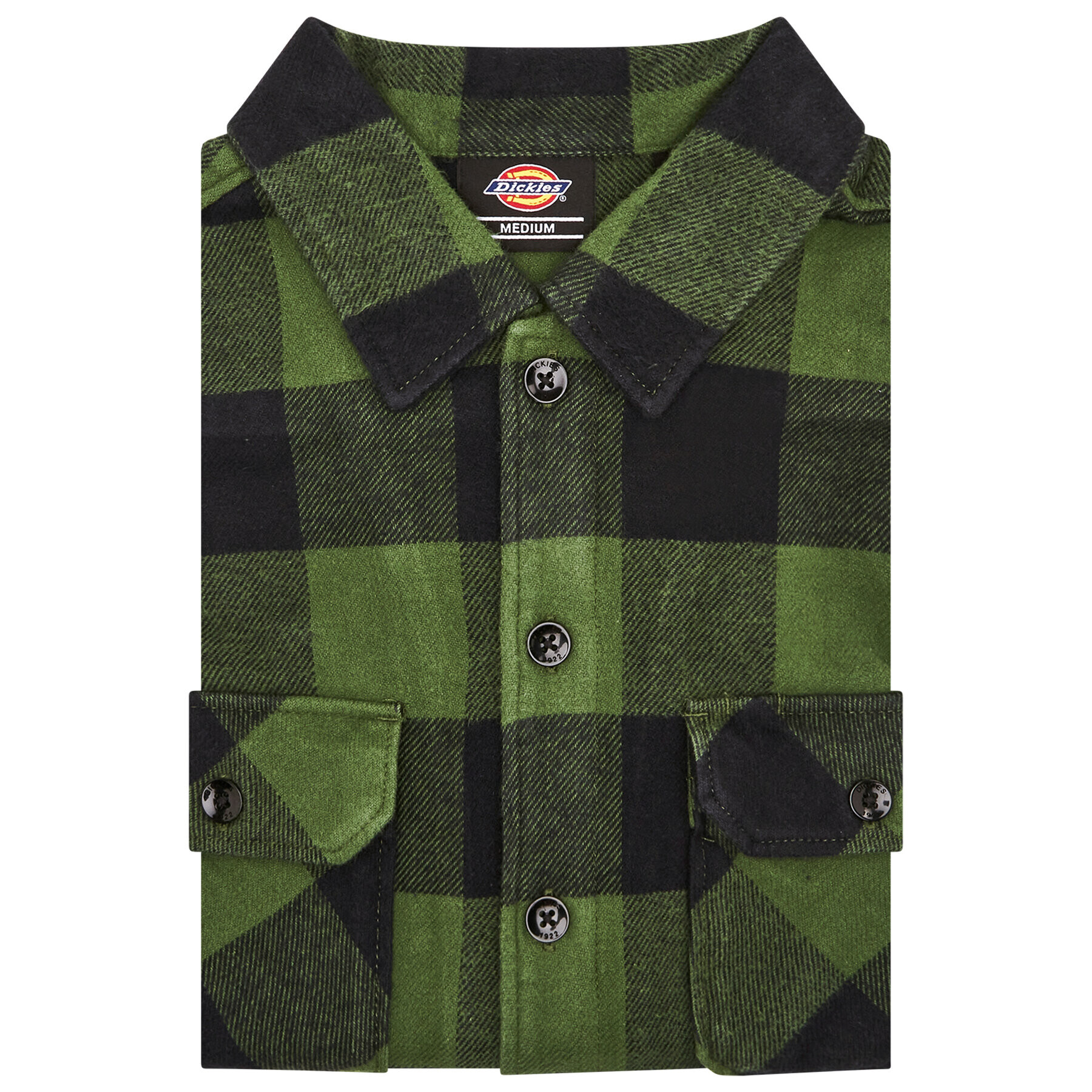 Dickies Cămașă Unisex New Sacramento DK0A4XDZPG01 Verde Regular Fit - Pled.ro