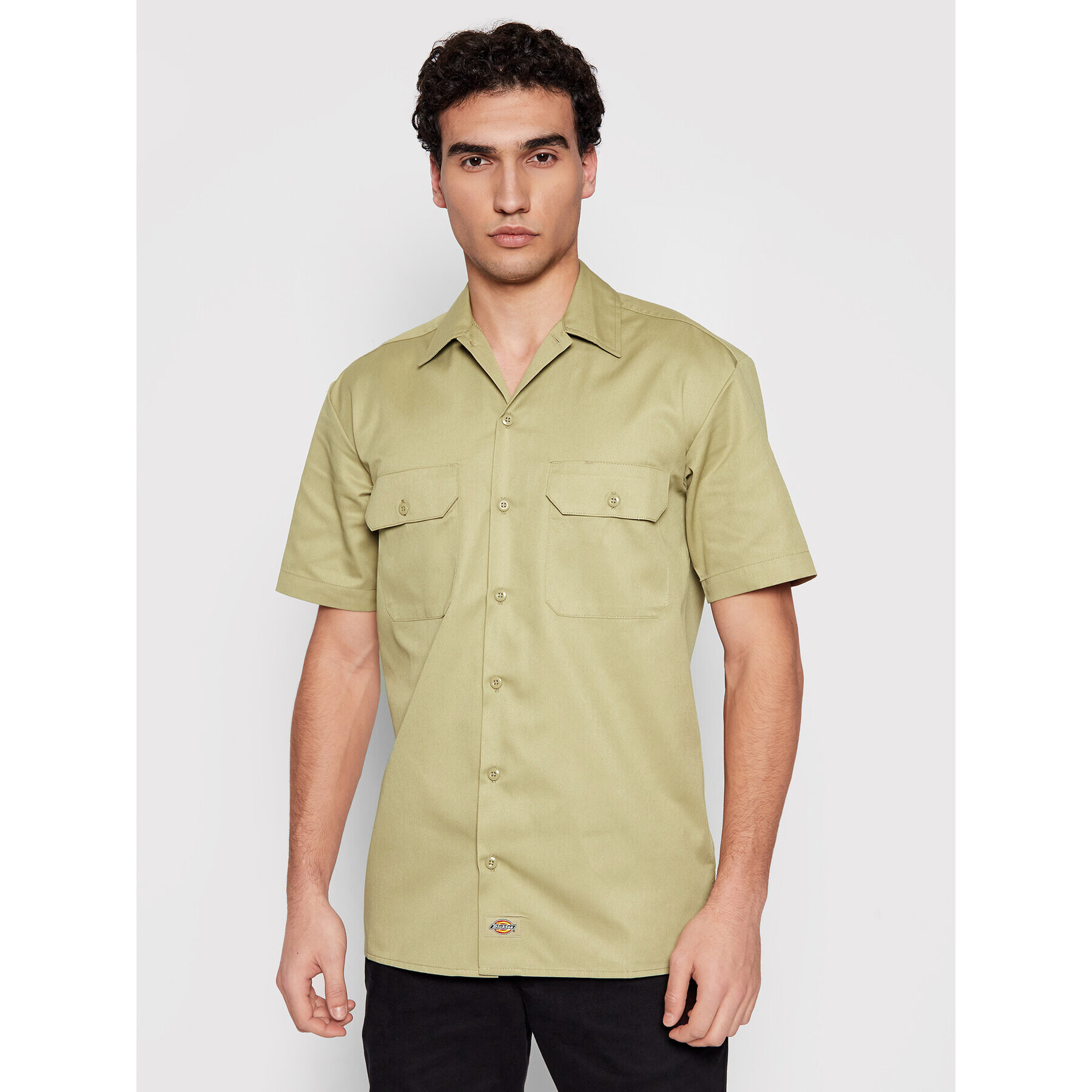 Dickies Cămașă Work DK001574 Verde Regular Fit - Pled.ro