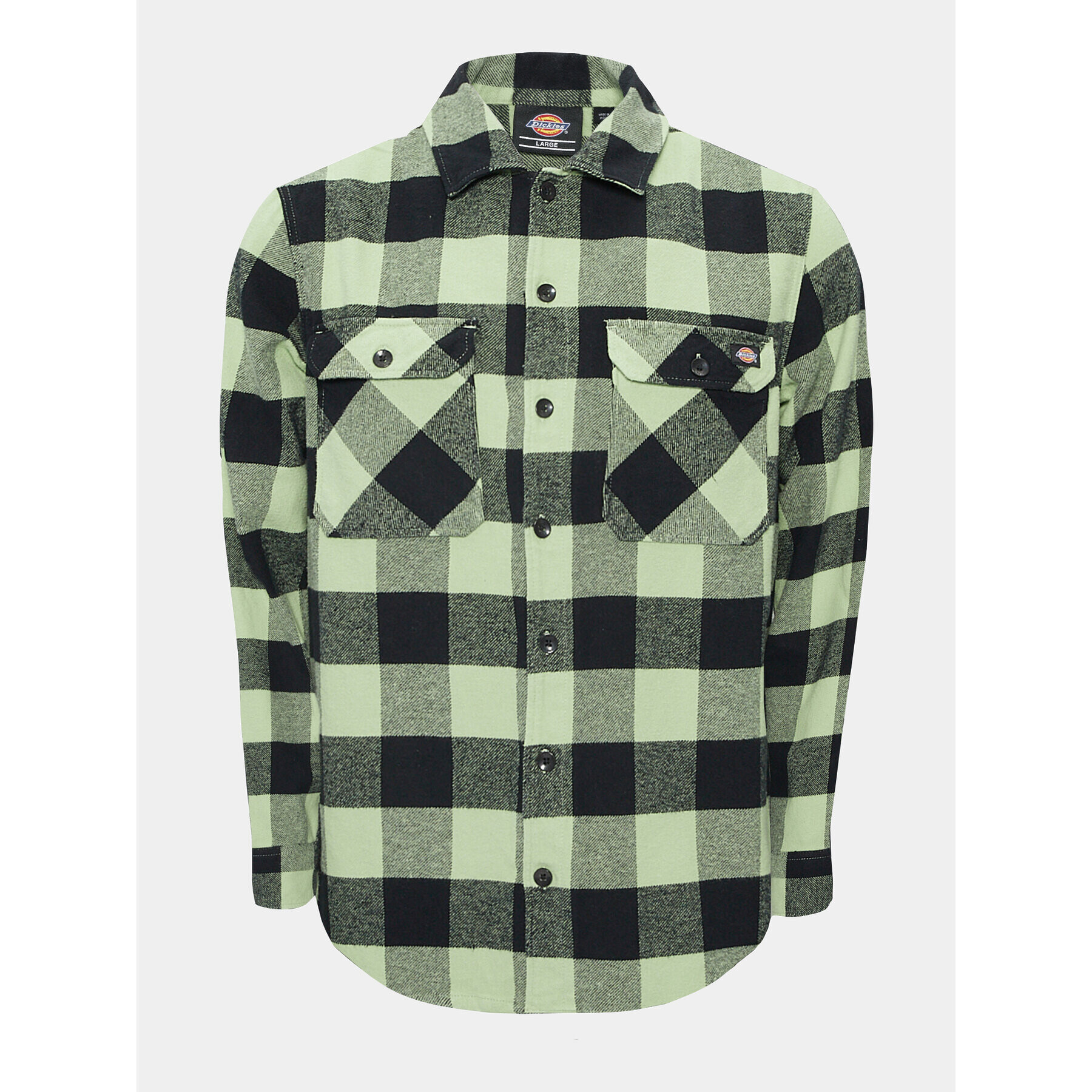 Dickies Cămașă New Sacramento DK0A4XDZ Verde Regular Fit - Pled.ro