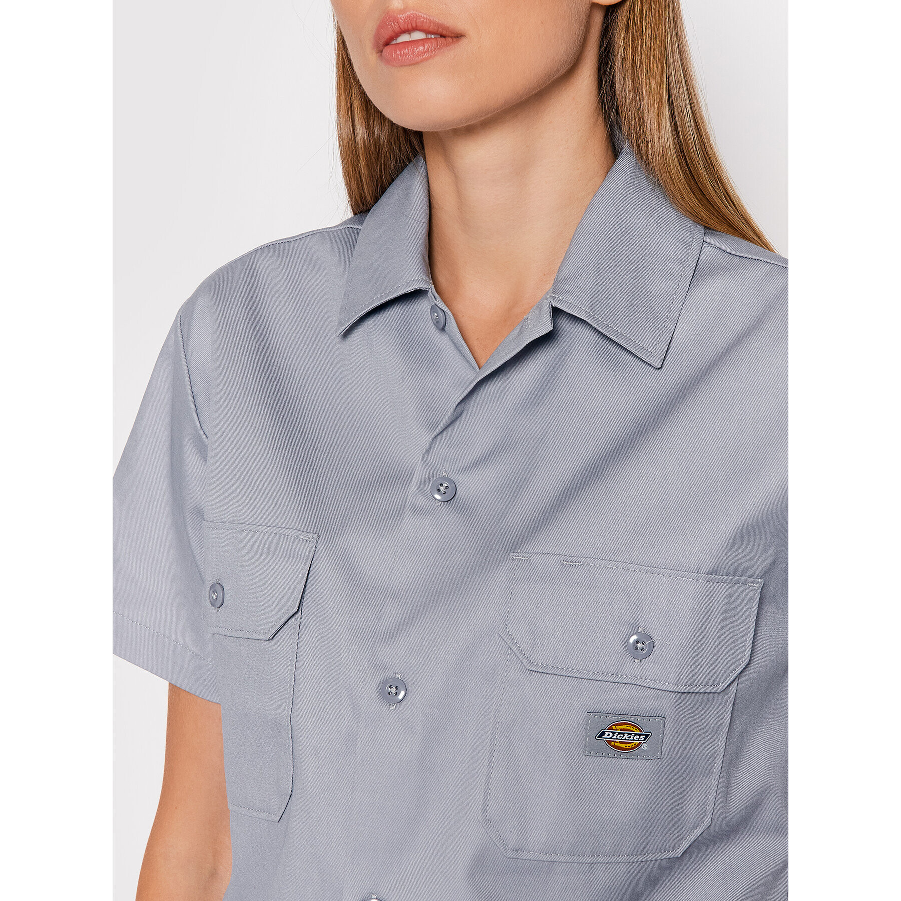 Dickies Cămașă Ss Work DK0A4XE1B88 Albastru Regular Fit - Pled.ro