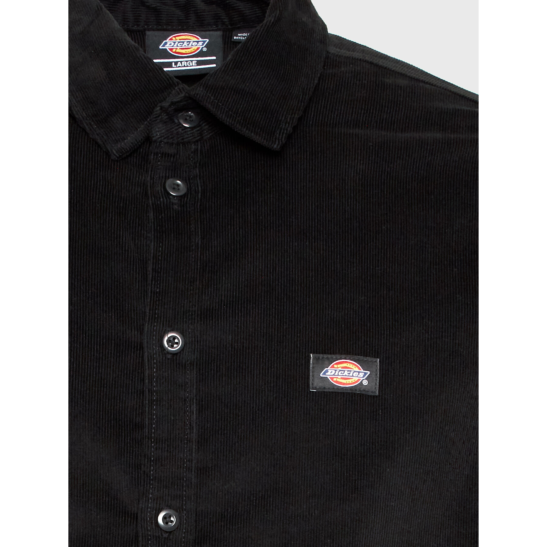 Dickies Cămașă Wilsonville DK0A4Y7PBLK Negru Regular Fit - Pled.ro