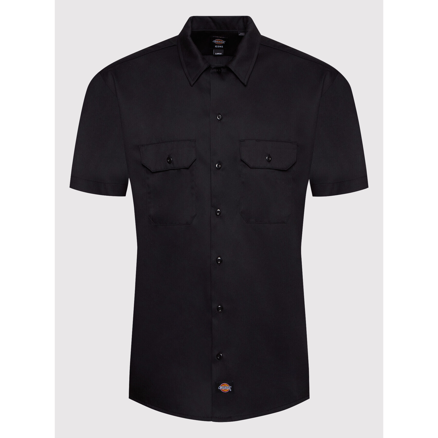 Dickies Cămașă Work DK0A4XK7BLK Negru Relaxed Fit - Pled.ro