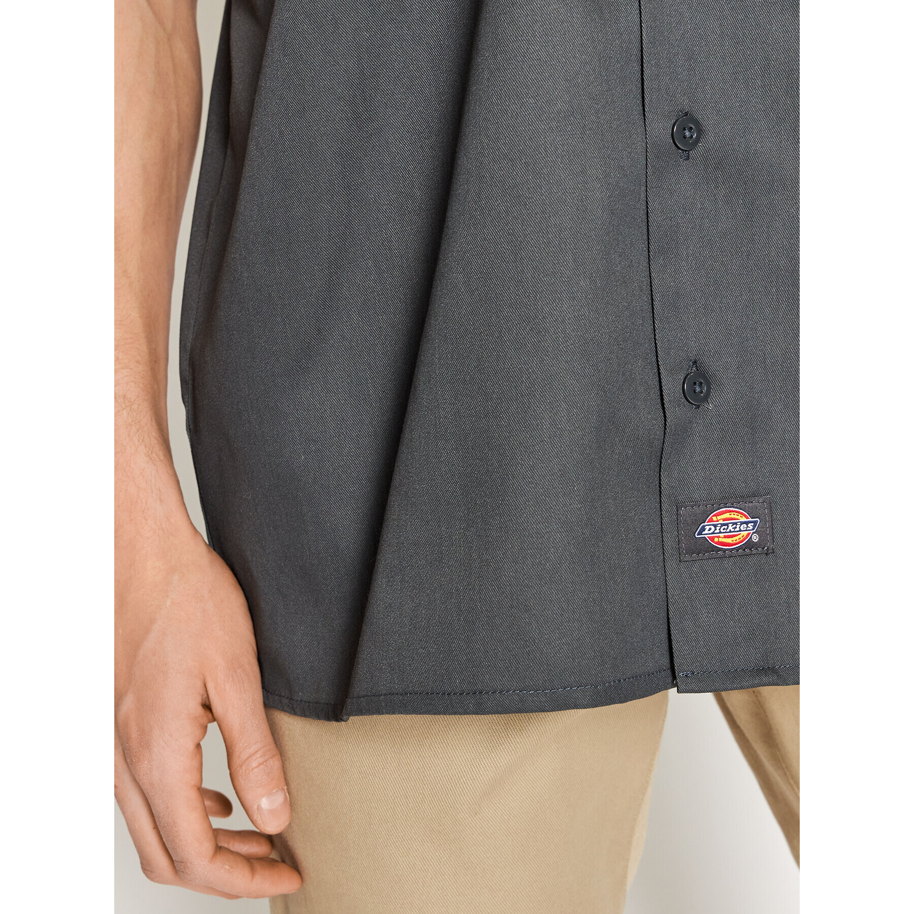 Dickies Cămașă Work DK0A4XK7CH0 Gri Regular Fit - Pled.ro