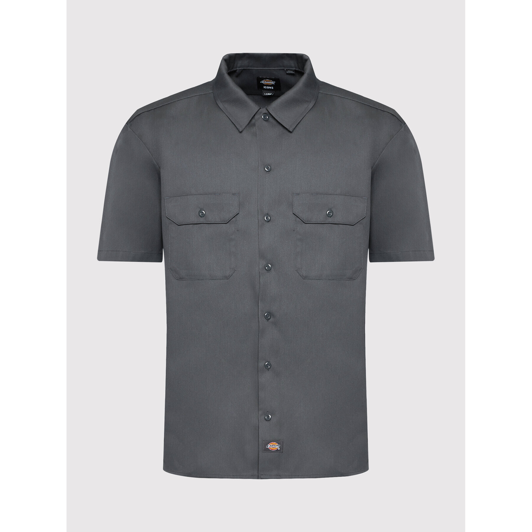 Dickies Cămașă Work DK0A4XK7CH0 Gri Regular Fit - Pled.ro