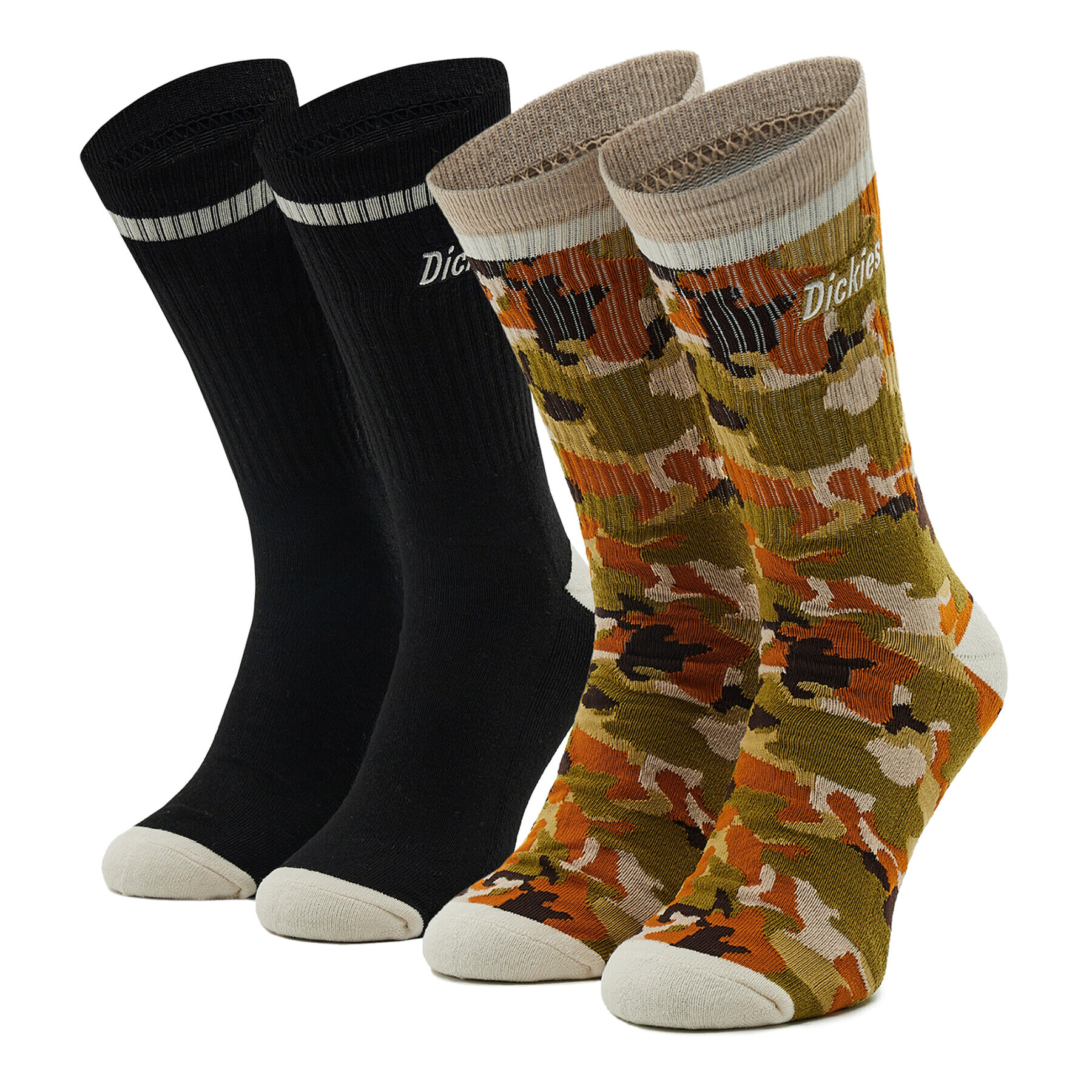 Dickies Set de 2 perechi de șosete lungi unisex Artondale Socks DK0A4XNNBCF1 Verde - Pled.ro