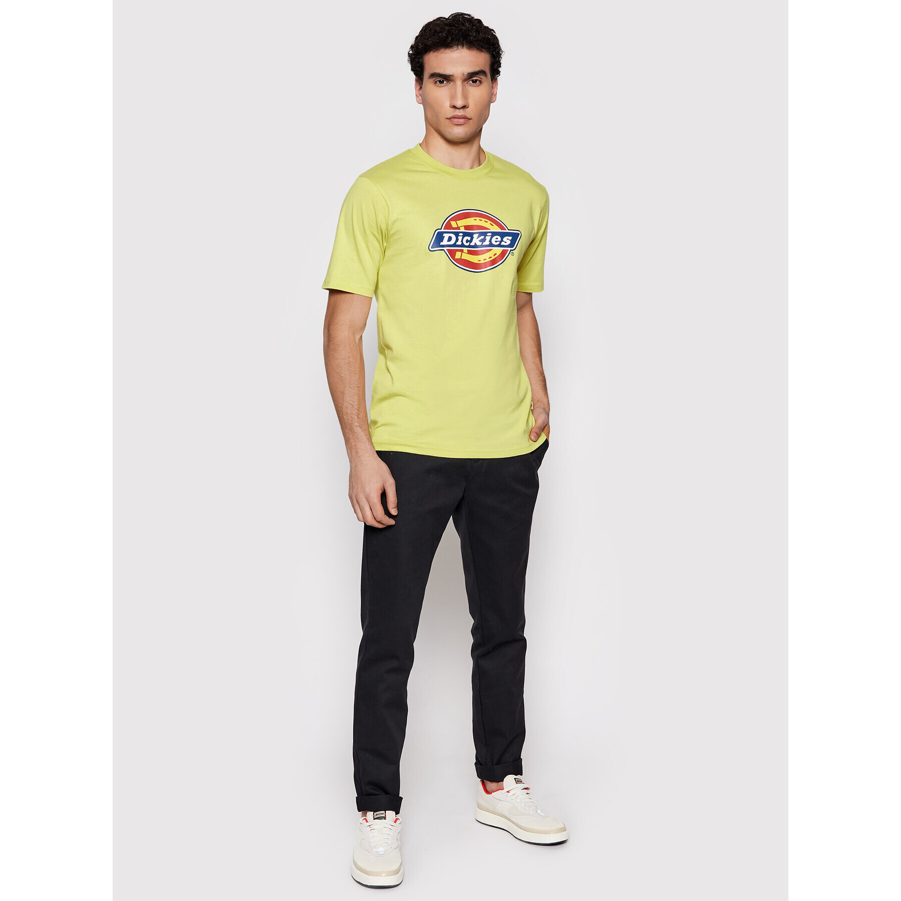 Dickies Tricou Icon Logo DK0A4XC9B541 Verde Regular Fit - Pled.ro