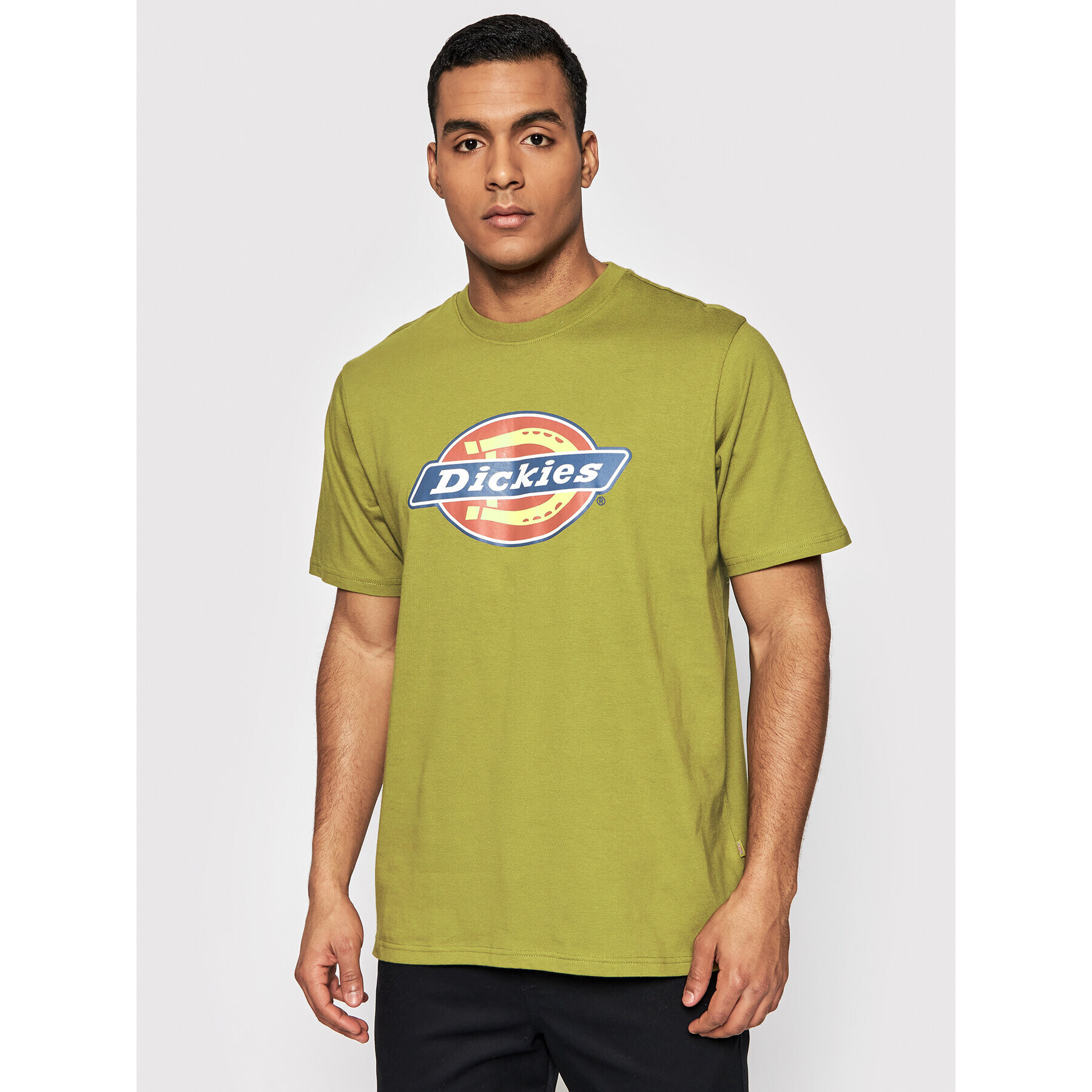 Dickies Tricou Icon Logo DK0A4XC9C32 Verde Regular Fit - Pled.ro