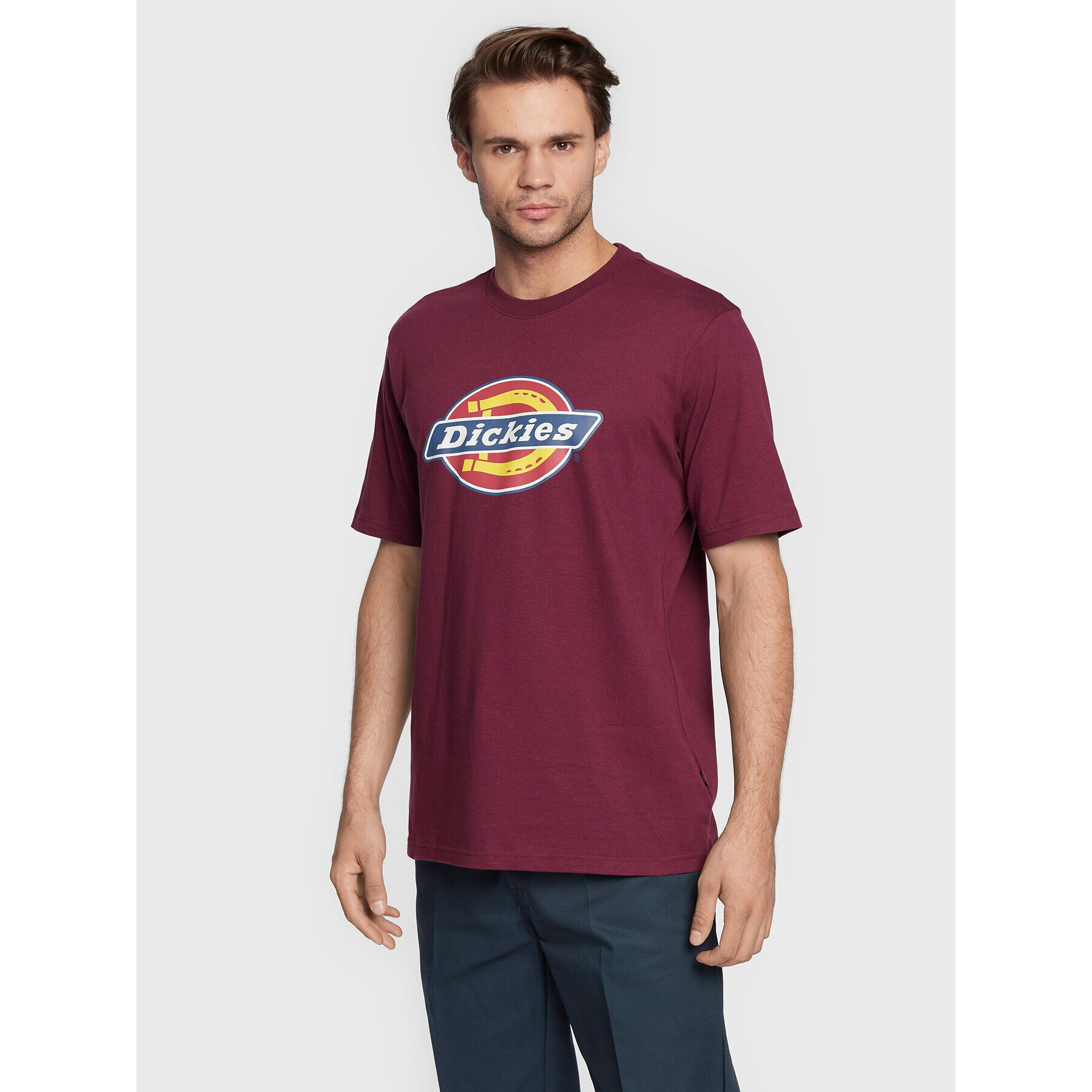 Dickies Tricou Icon Logo DK0A4XC9C95 Vișiniu Regular Fit - Pled.ro