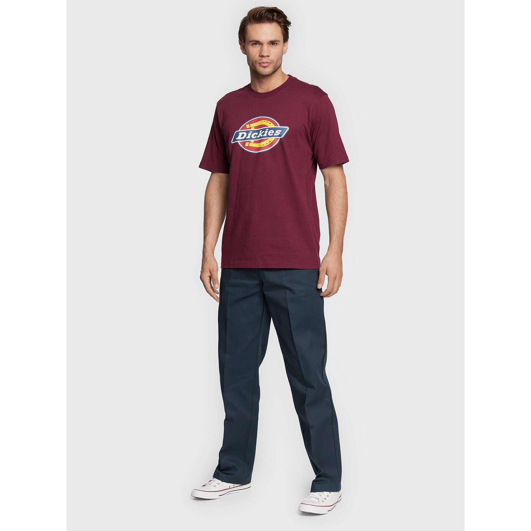 Dickies Tricou Icon Logo DK0A4XC9C95 Vișiniu Regular Fit - Pled.ro