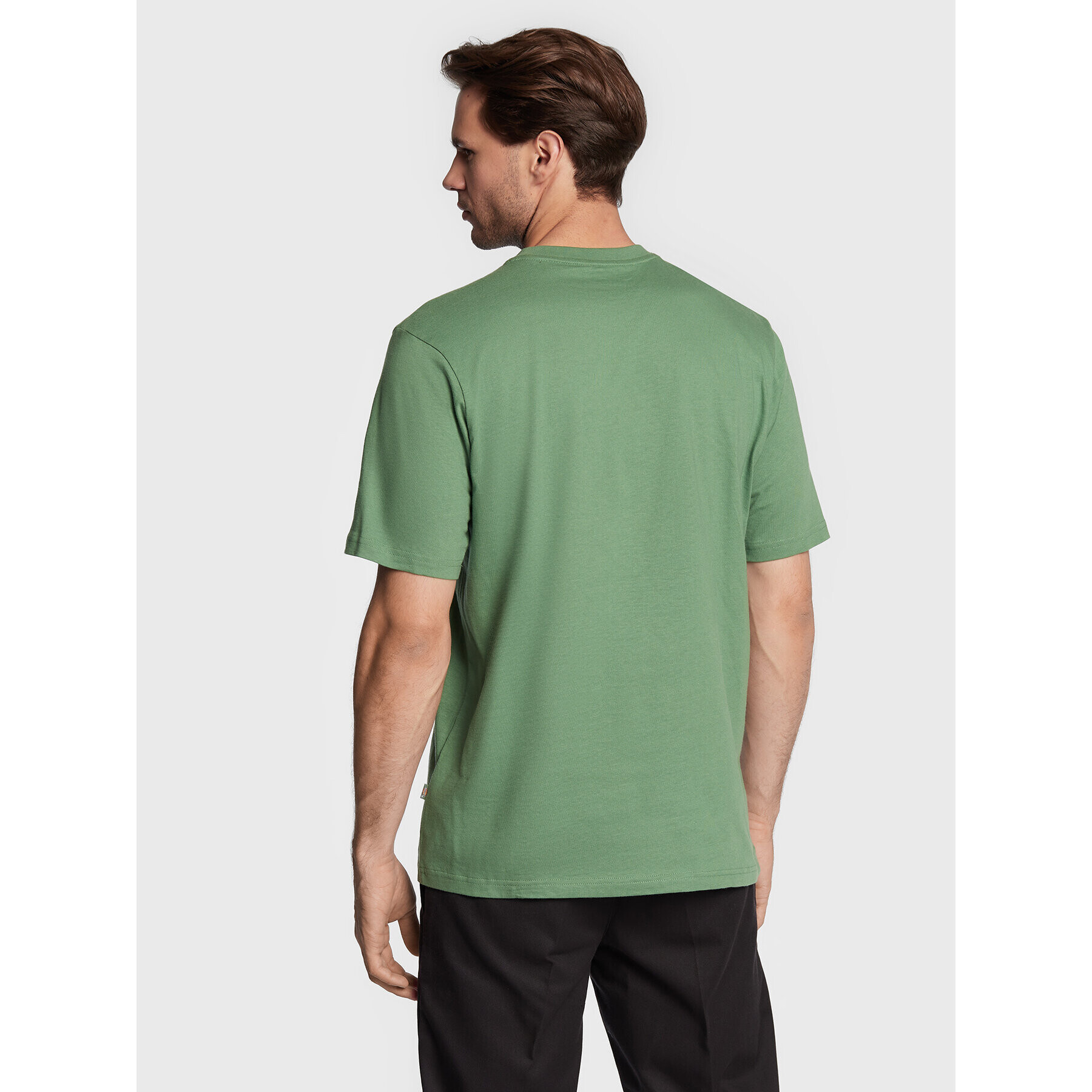 Dickies Tricou Icon Logo DK0A4XC9C97 Verde Regular Fit - Pled.ro